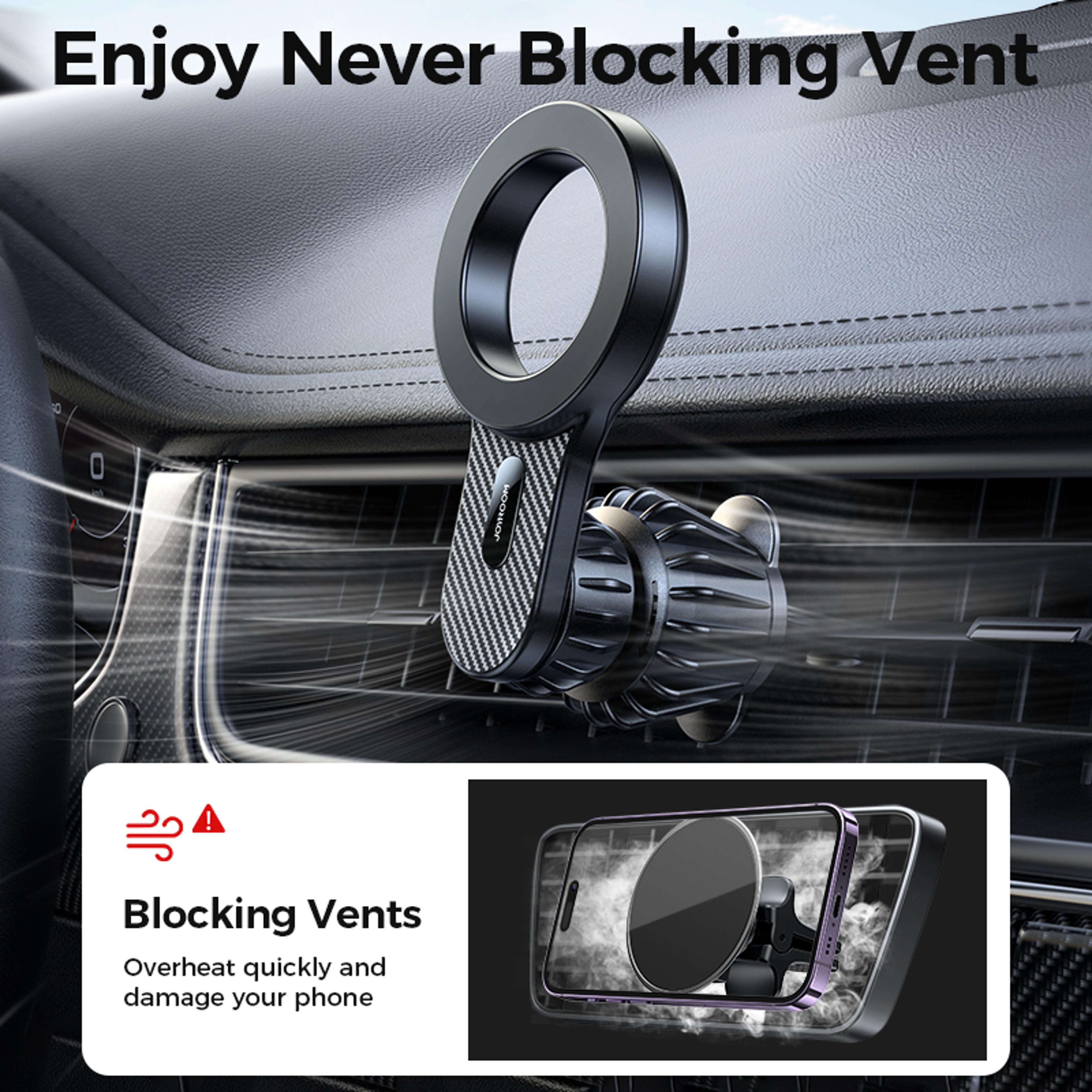 MagSafe Air Vent Phone Mount With Magnets  Rotation Car Holder 1