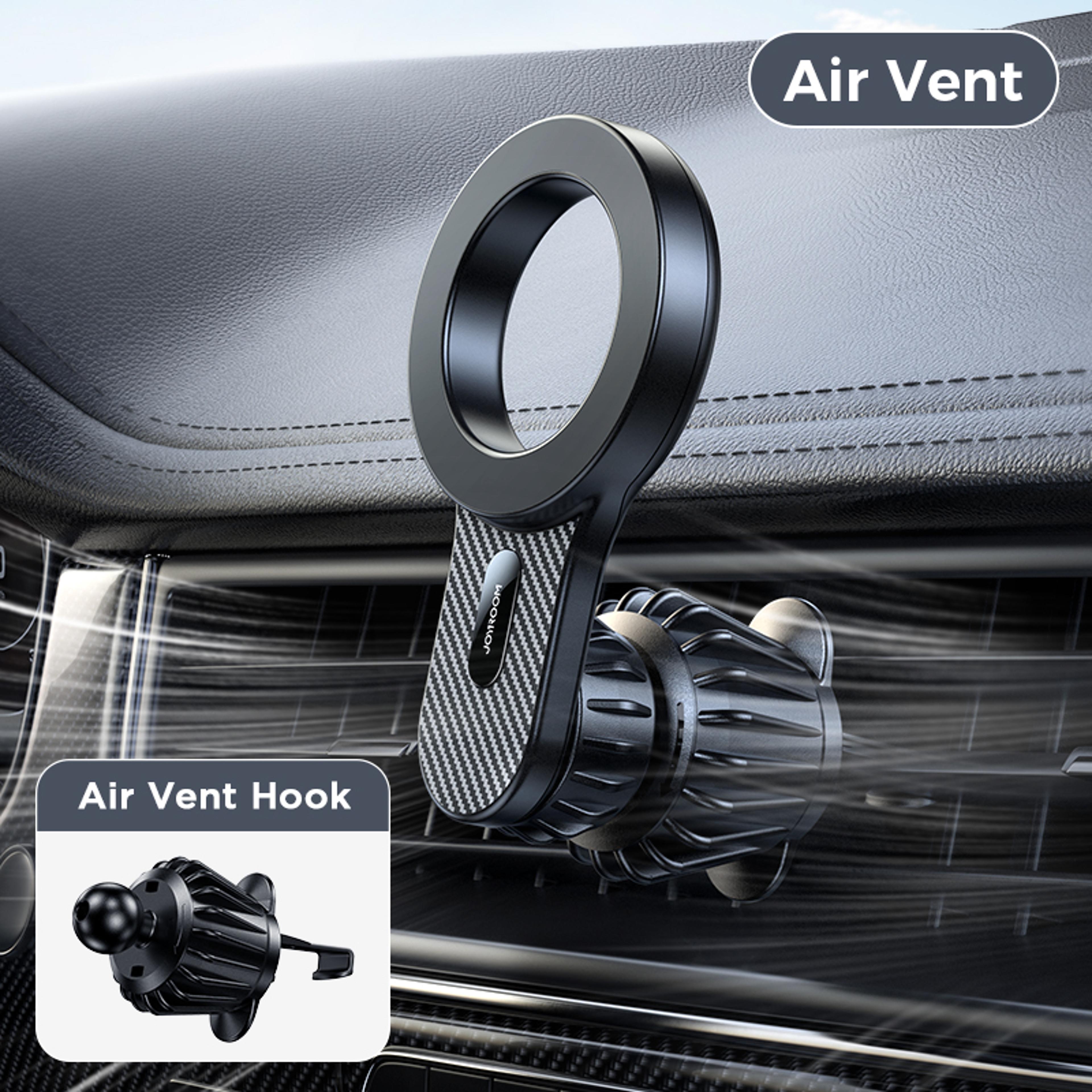 MagSafe Air Vent Phone Mount With Magnets  Rotation Car Holder 6
