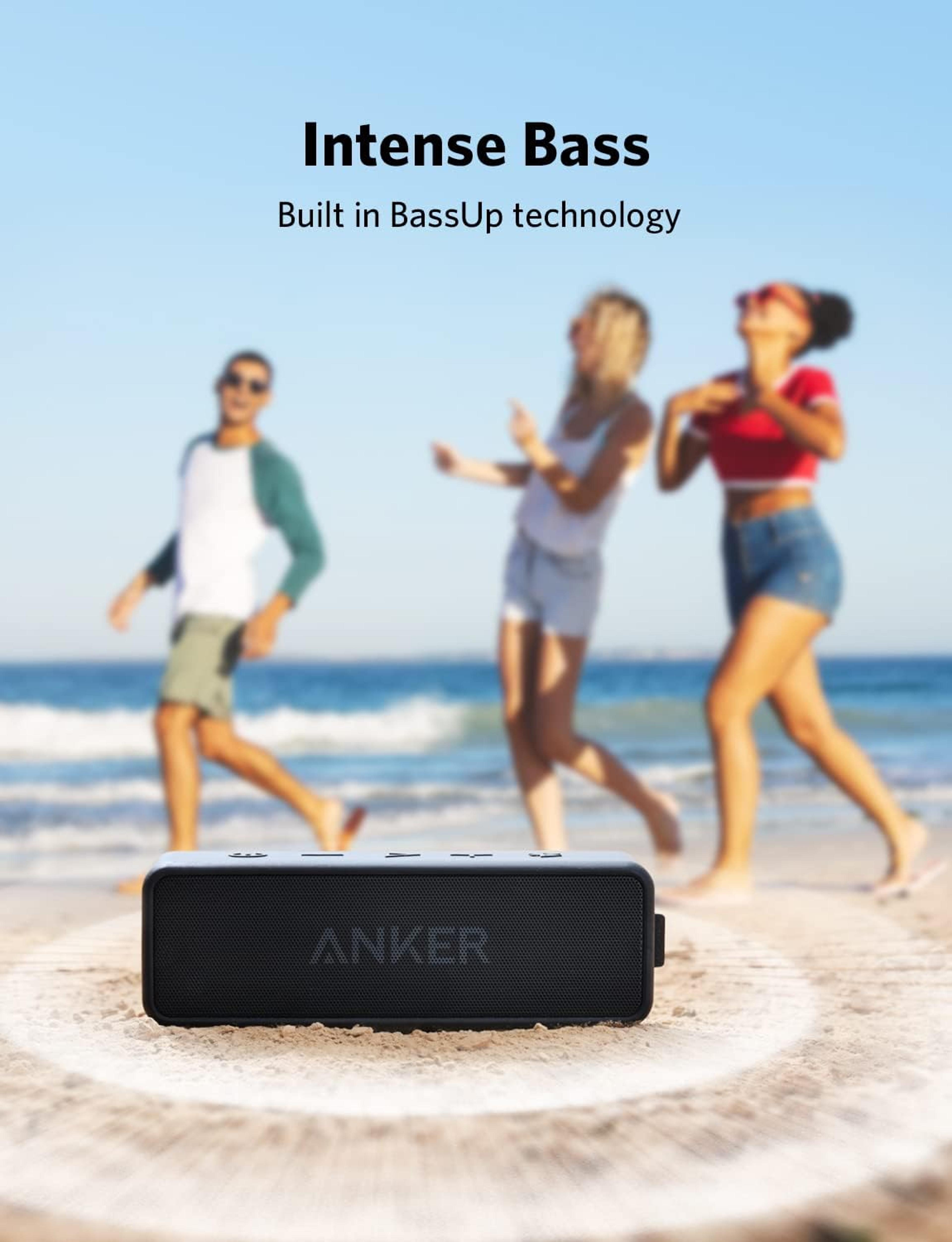 AquaBeat Stereo Bluetooth Speaker Pair With Playtime  Waterproof Sound 3
