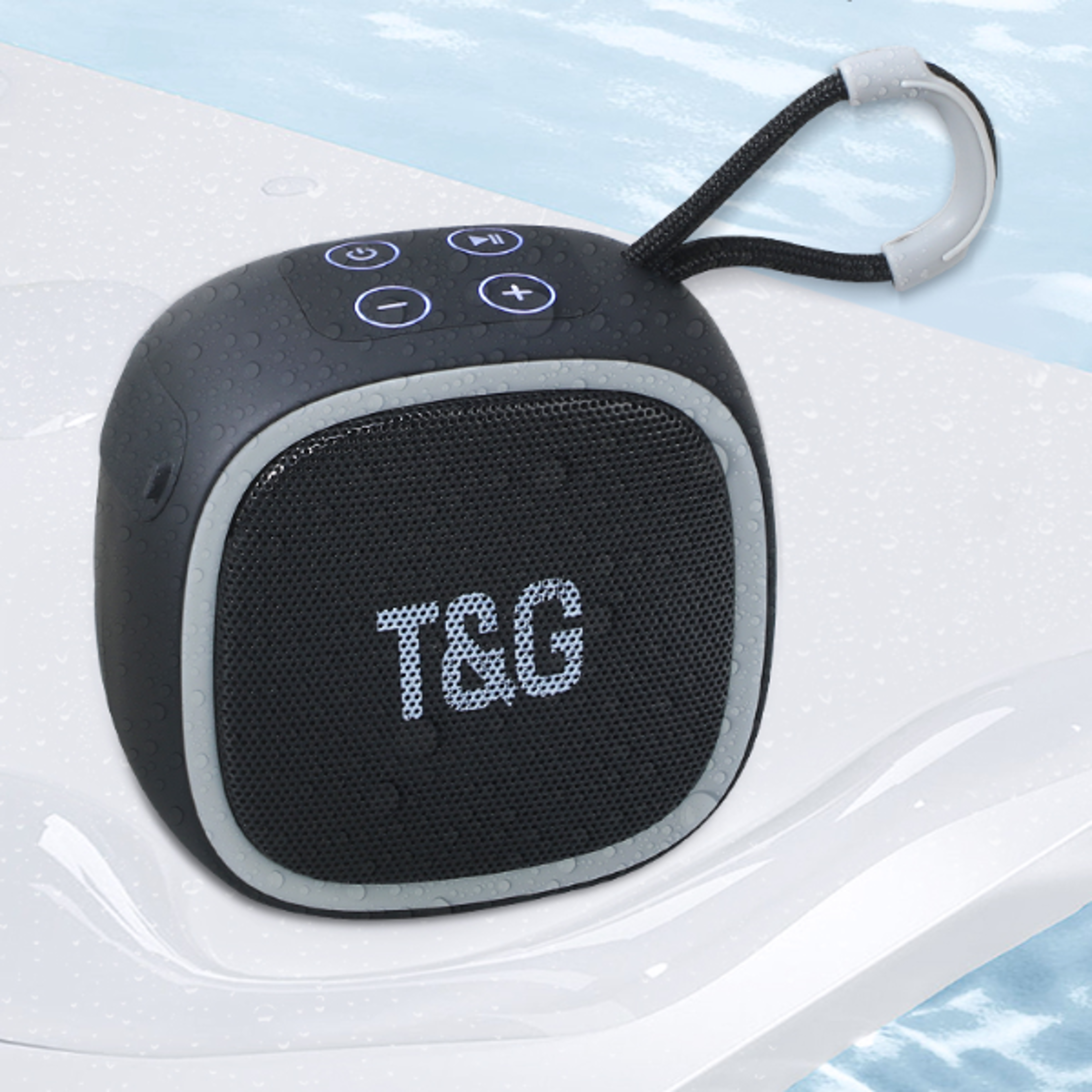 soundblast mini portable bluetooth speaker with tws stereo fm radio & tf card support