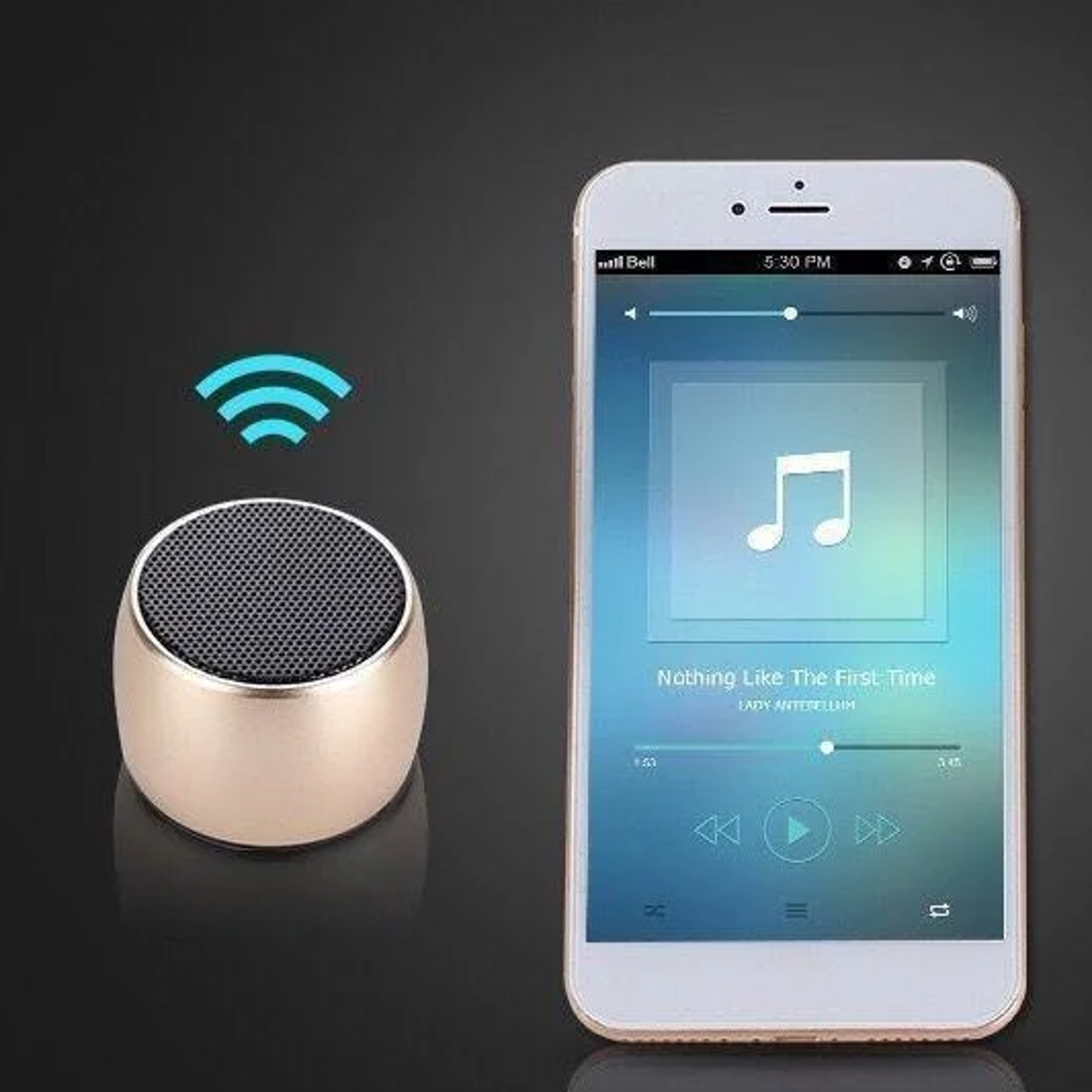 pocketbeats mini bluetooth speaker portable metal wireless music player