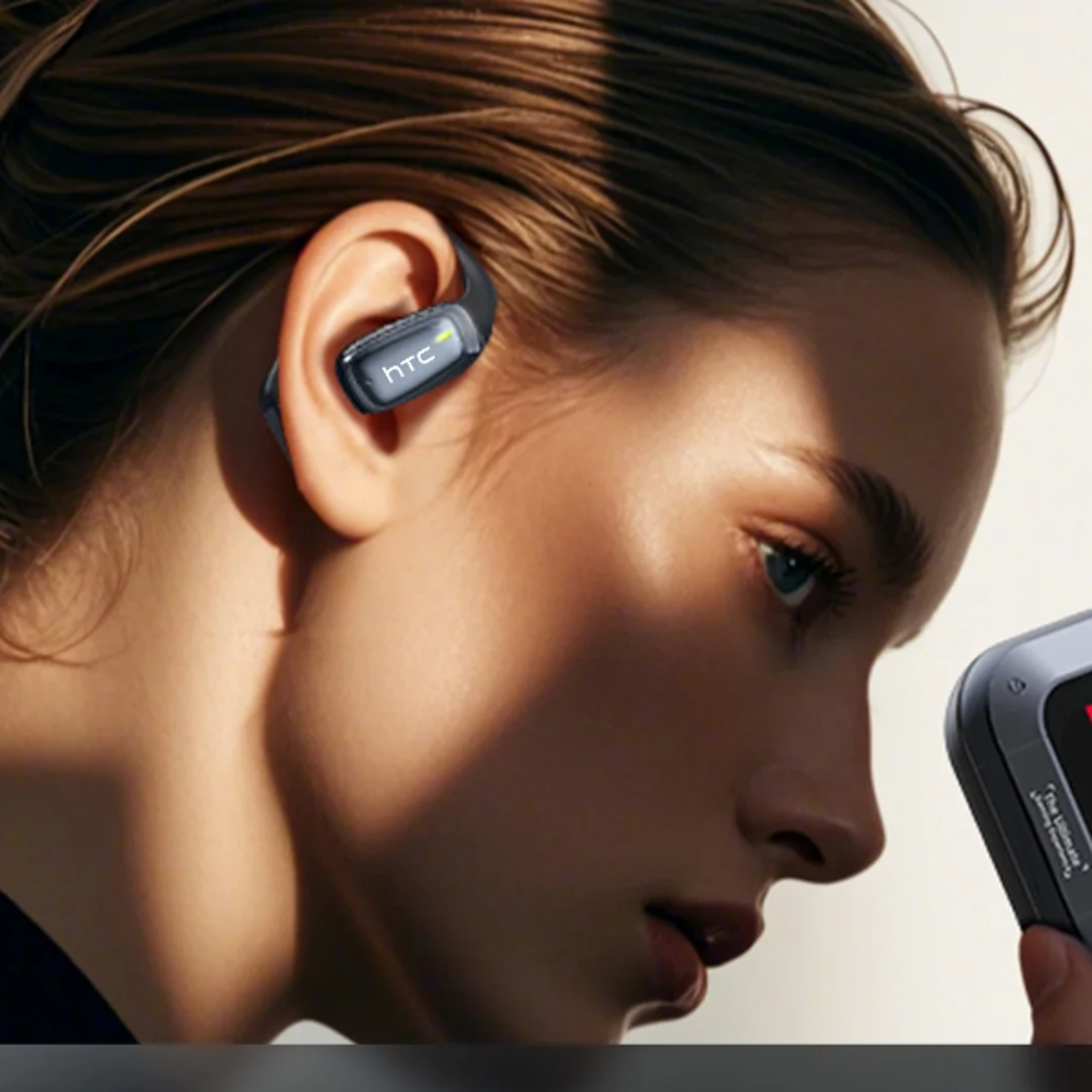 smart touch screen wireless earbuds with hd mic & long battery life