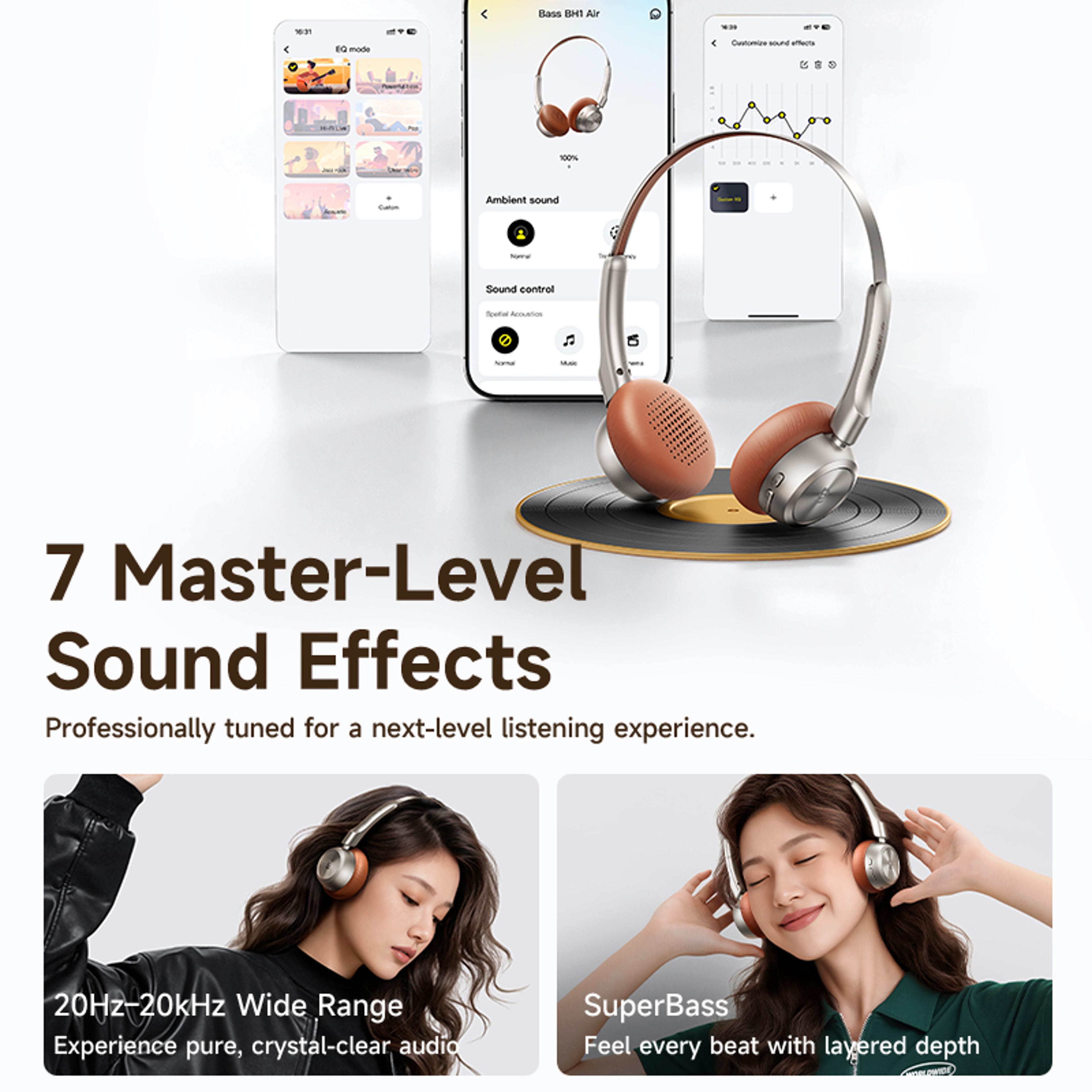 Air Noise Cancelling Bluetooth Headphones With 80H Playtime  ENC Clear Calls 3