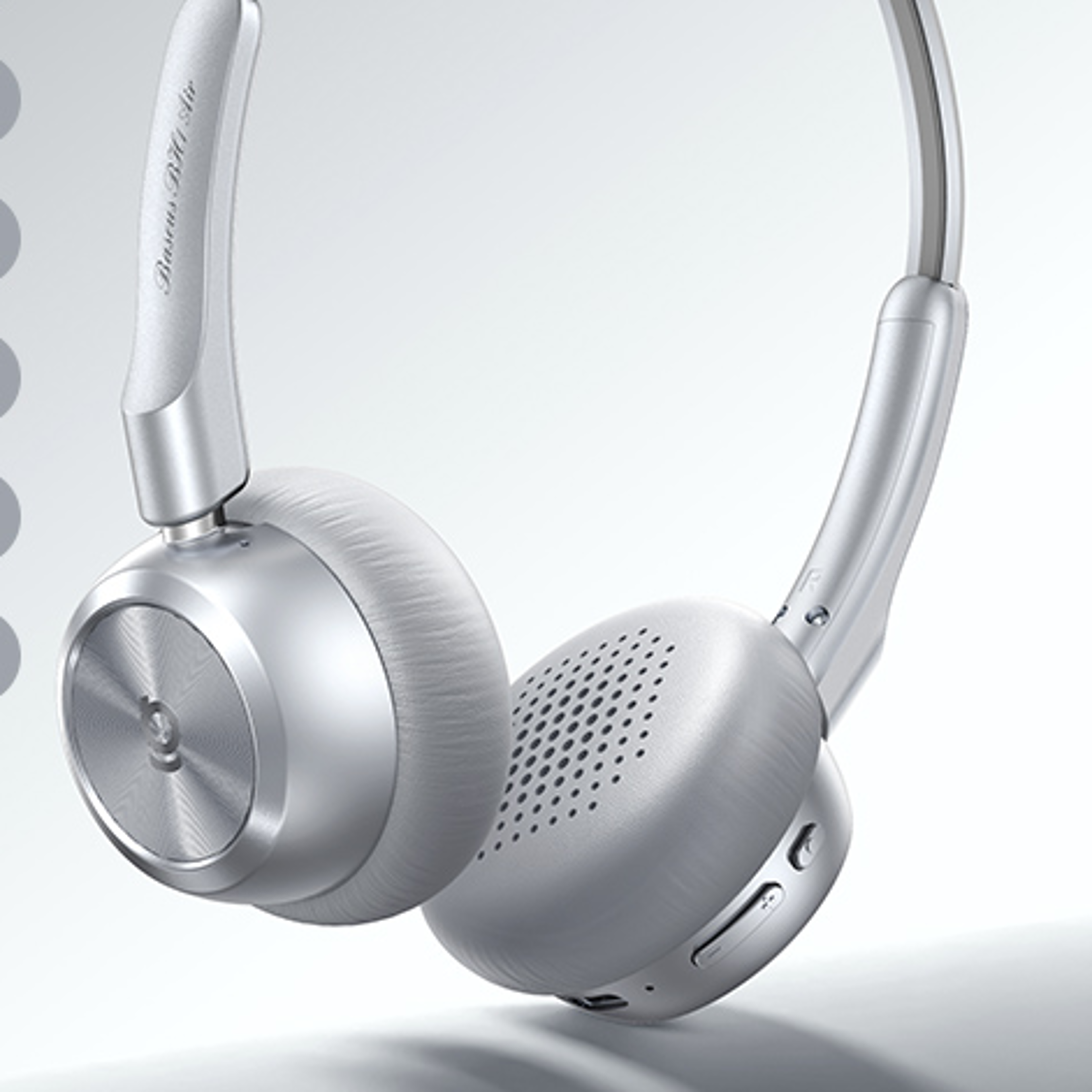 air noise cancelling bluetooth headphones with 80h playtime & enc clear calls