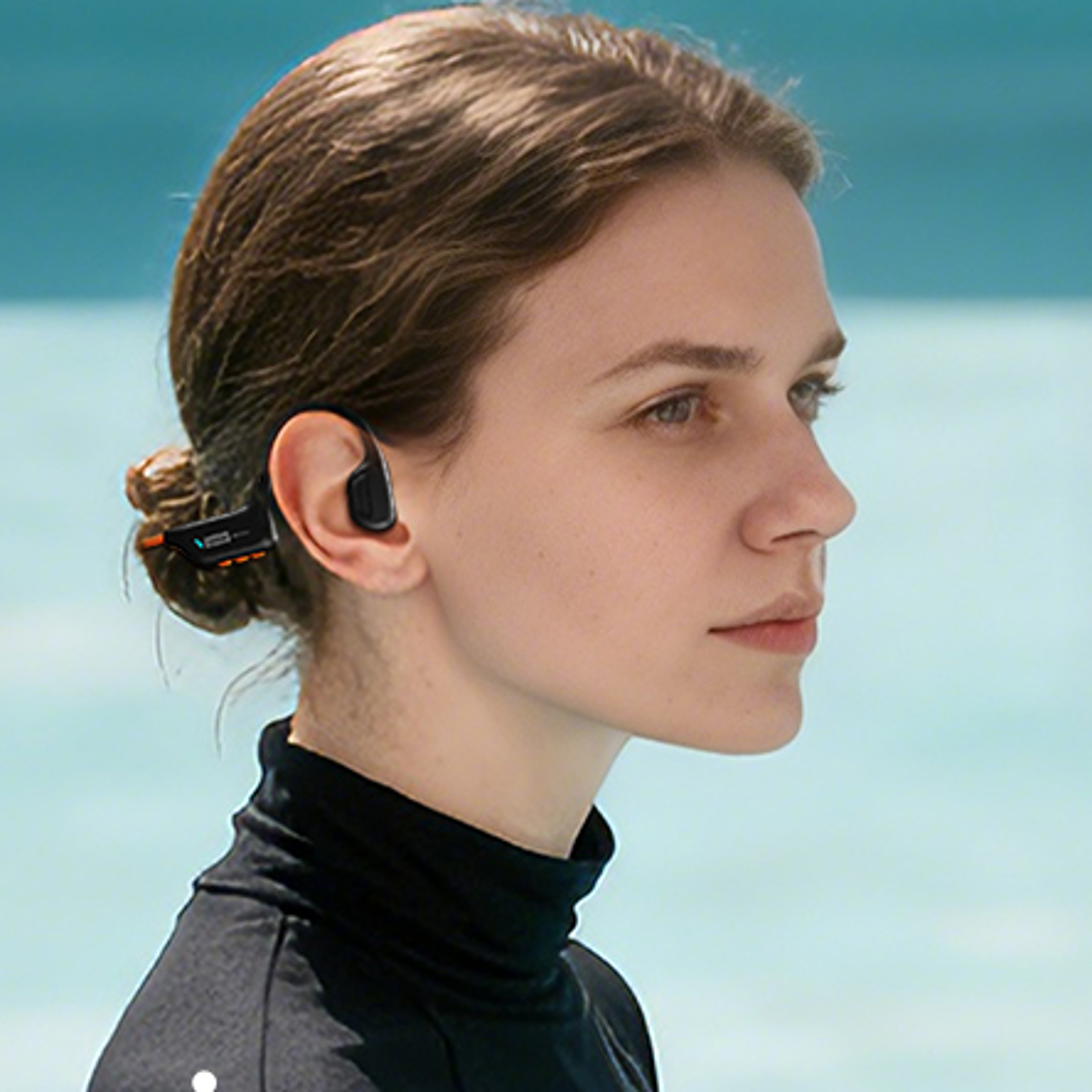 pro bone conduction swimming headphones with mp3 & bluetooth