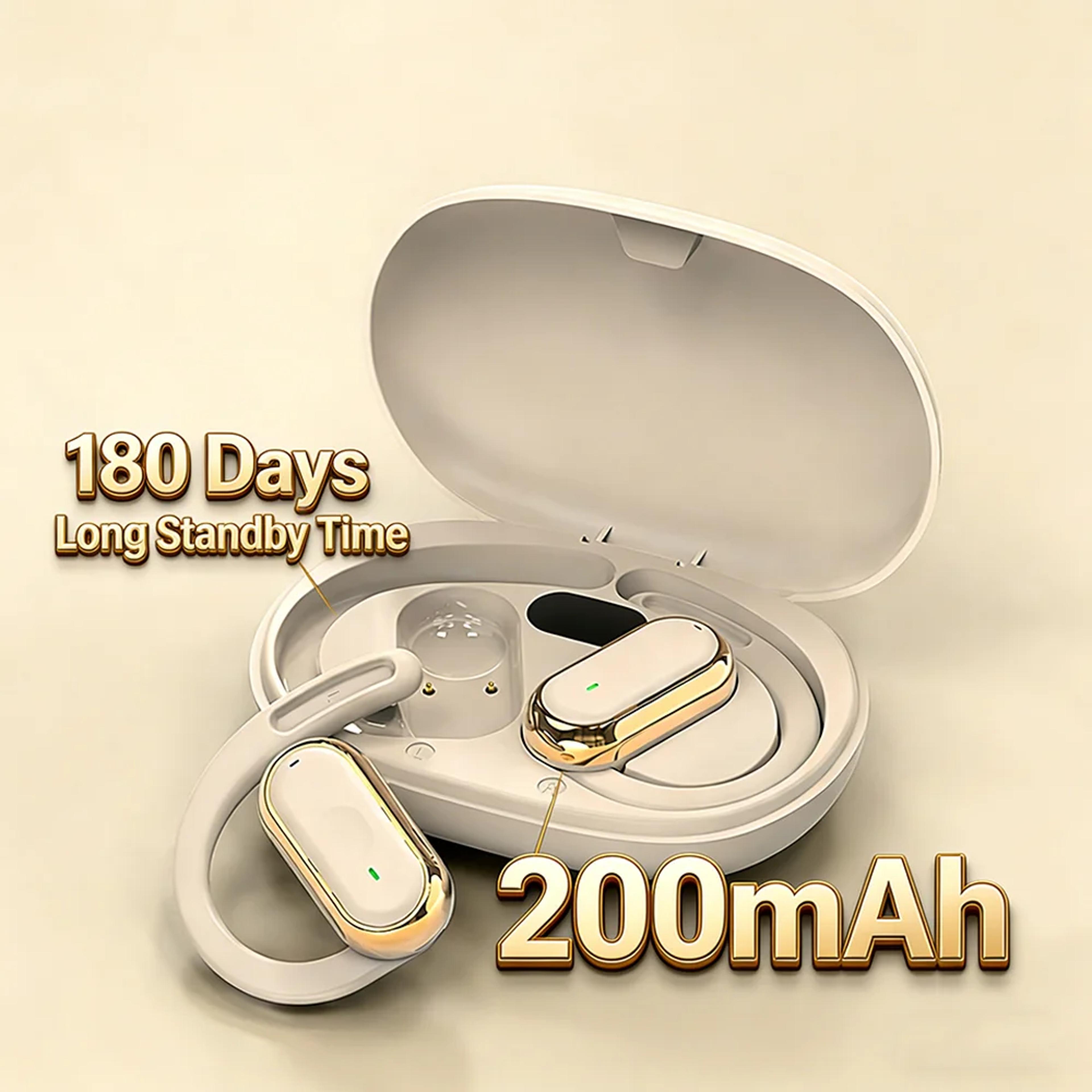 Open Ear Bluetooth Sports Earbuds With Ear Hooks  Water Proof Design 2
