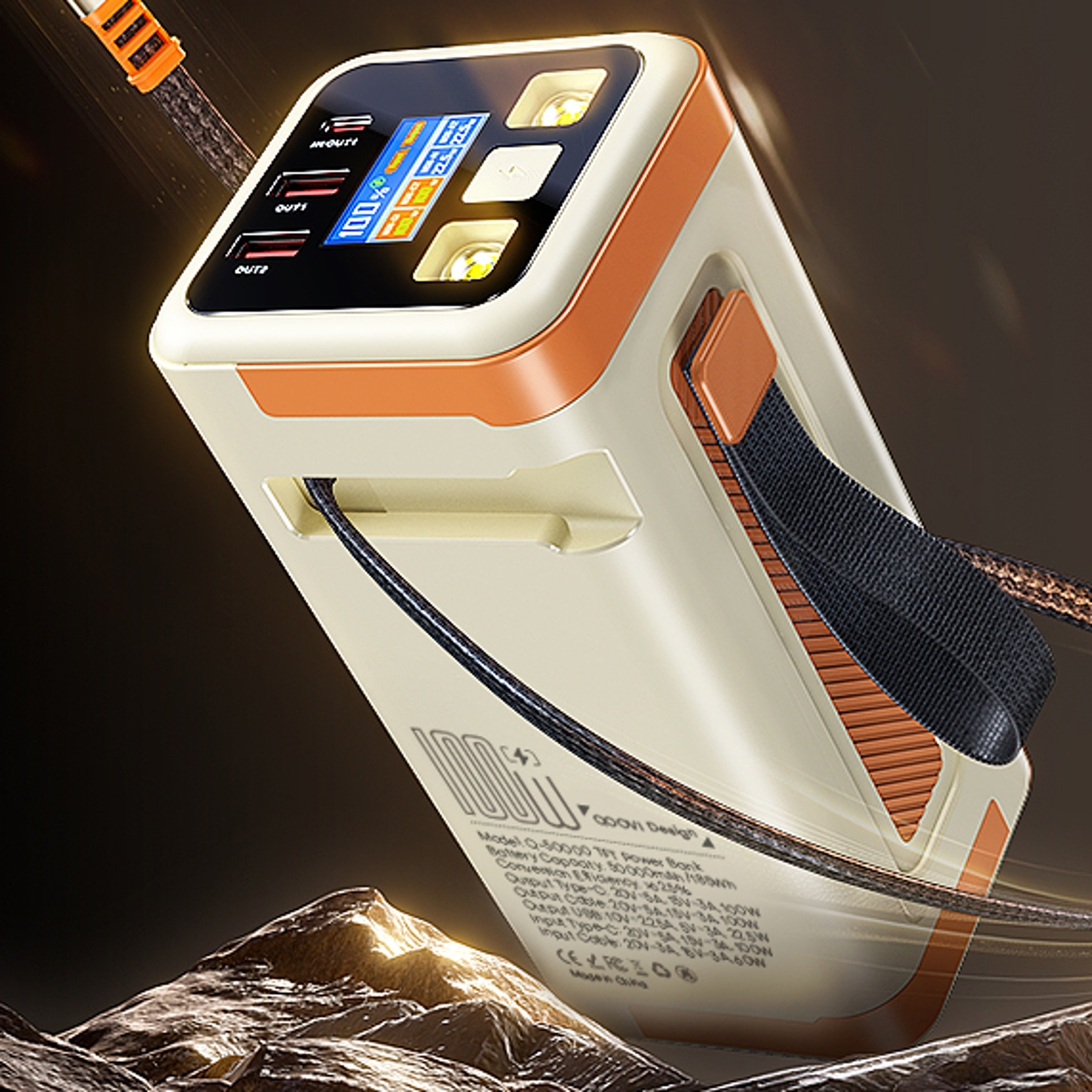 fast charging power bank for laptop and phone