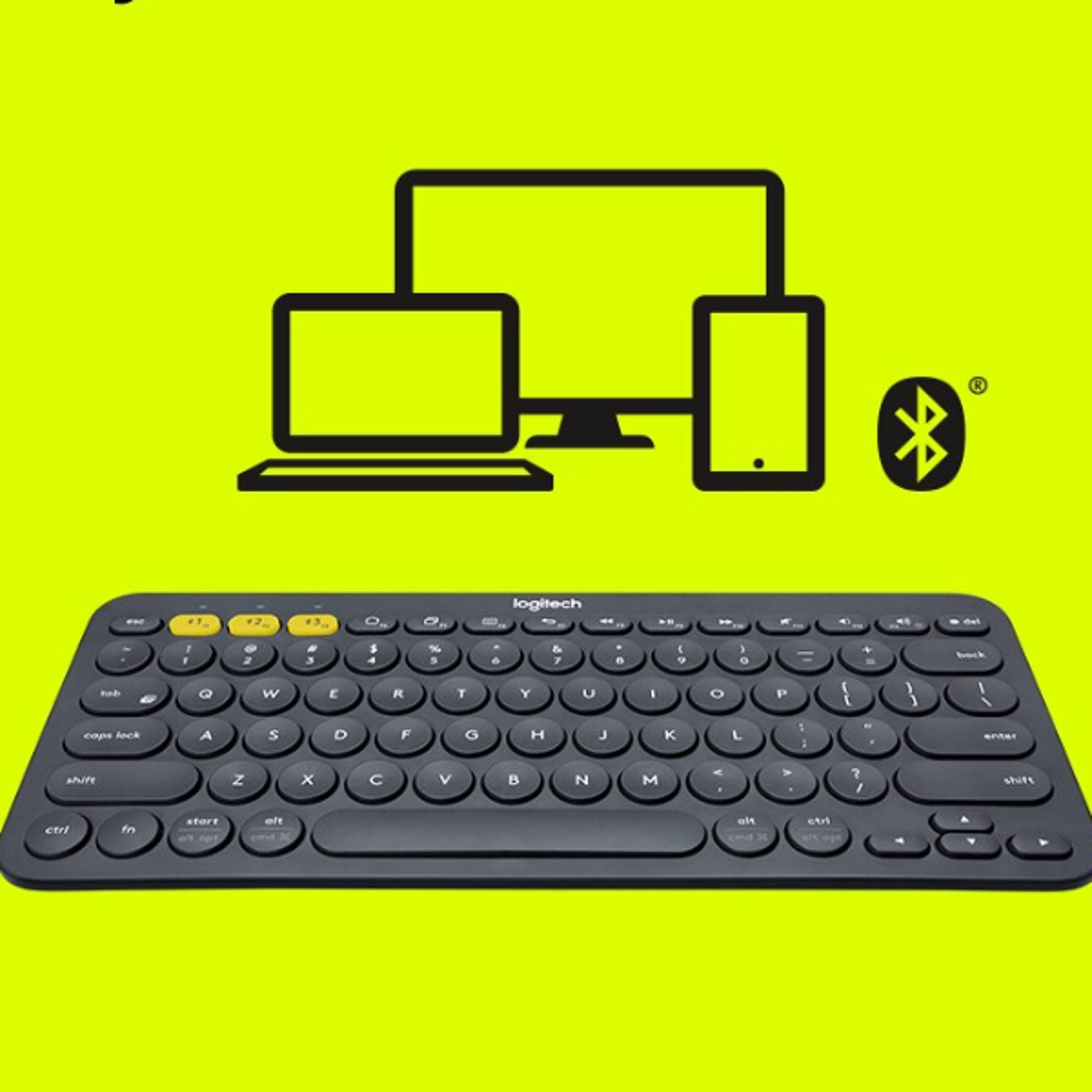 wireless bluetooth keyboard for tablet & office portable slim design