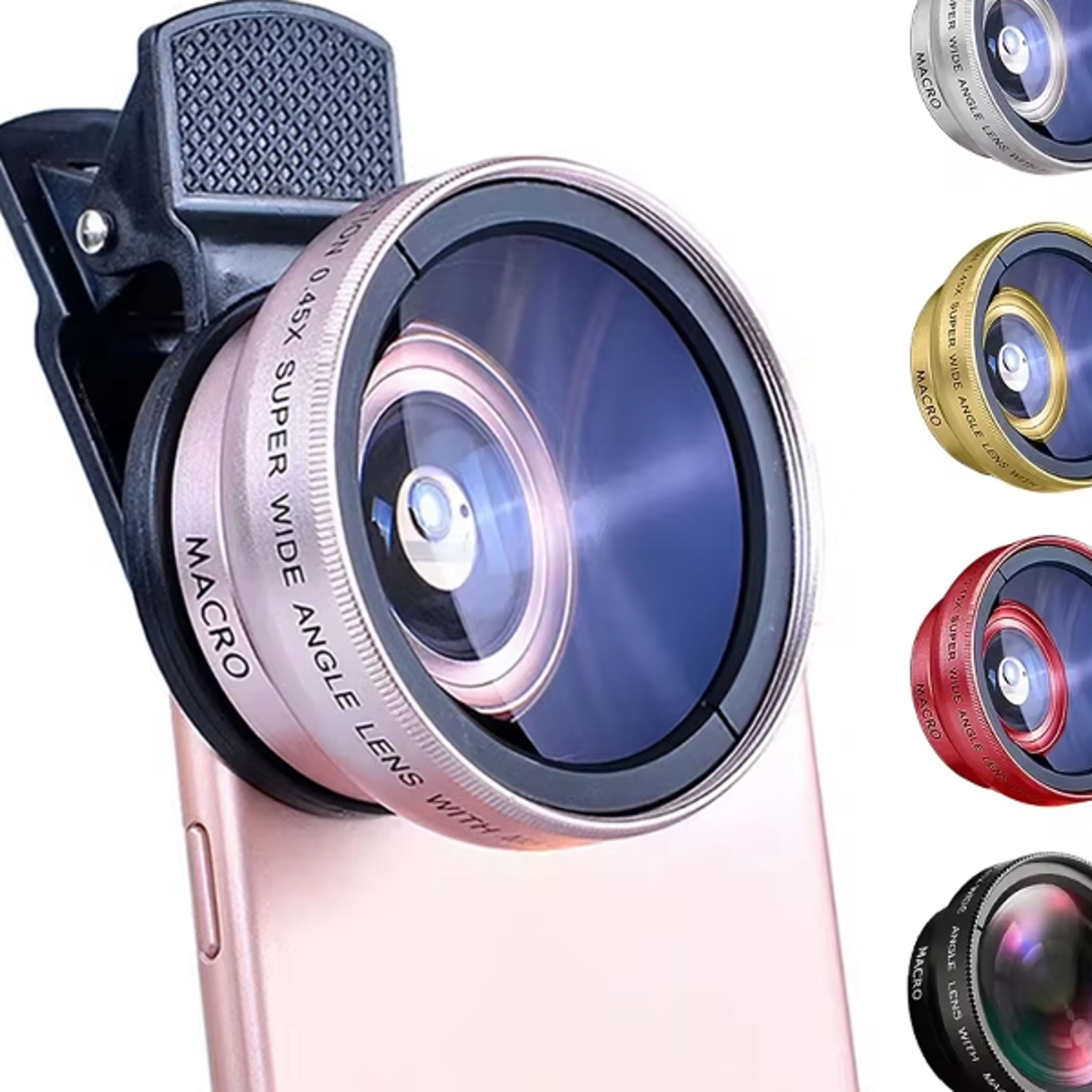 hd phone camera lens kit wide angle & macro