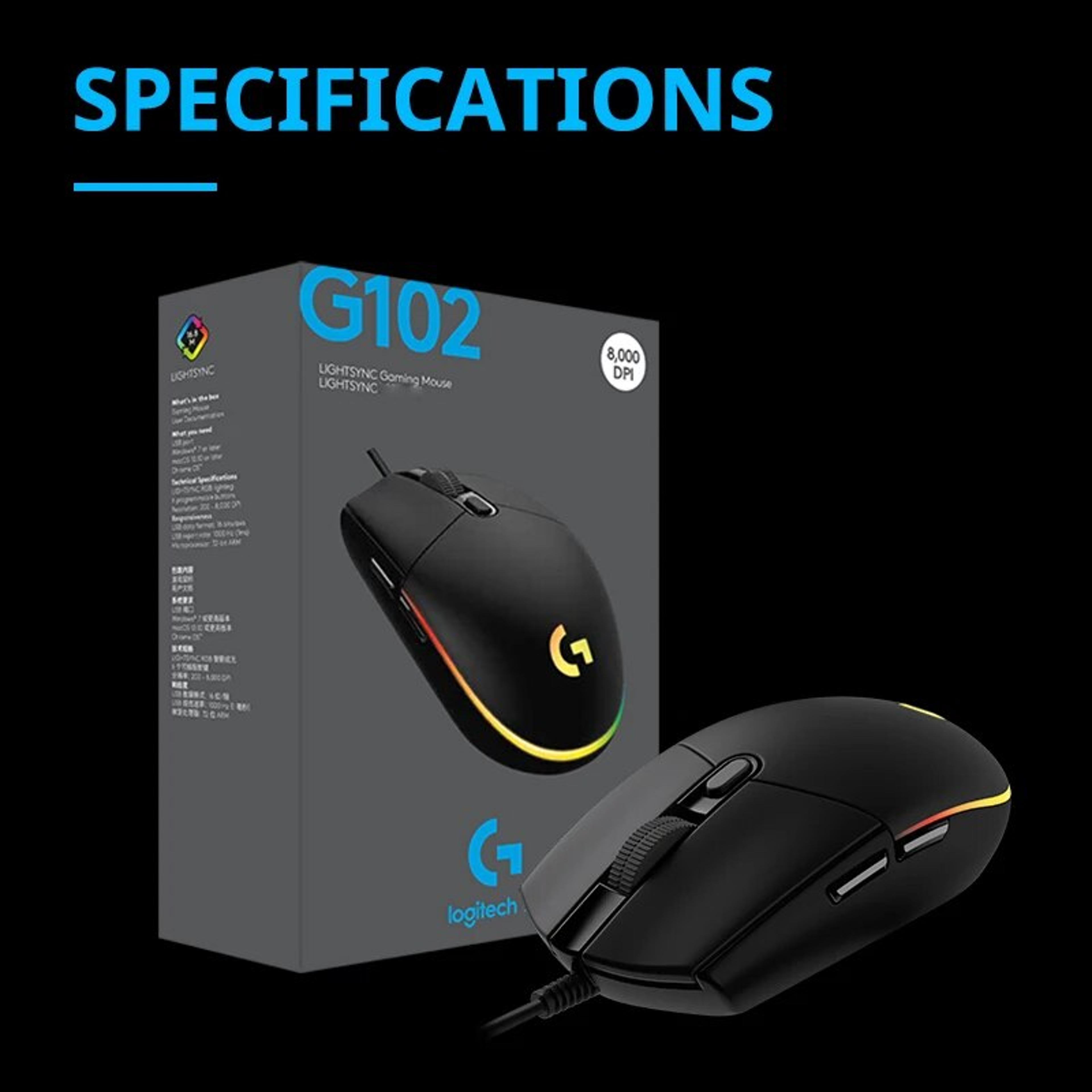 Gaming Precision RGB Wired Mouse Ergonomic Button PC Gaming Mouse 2