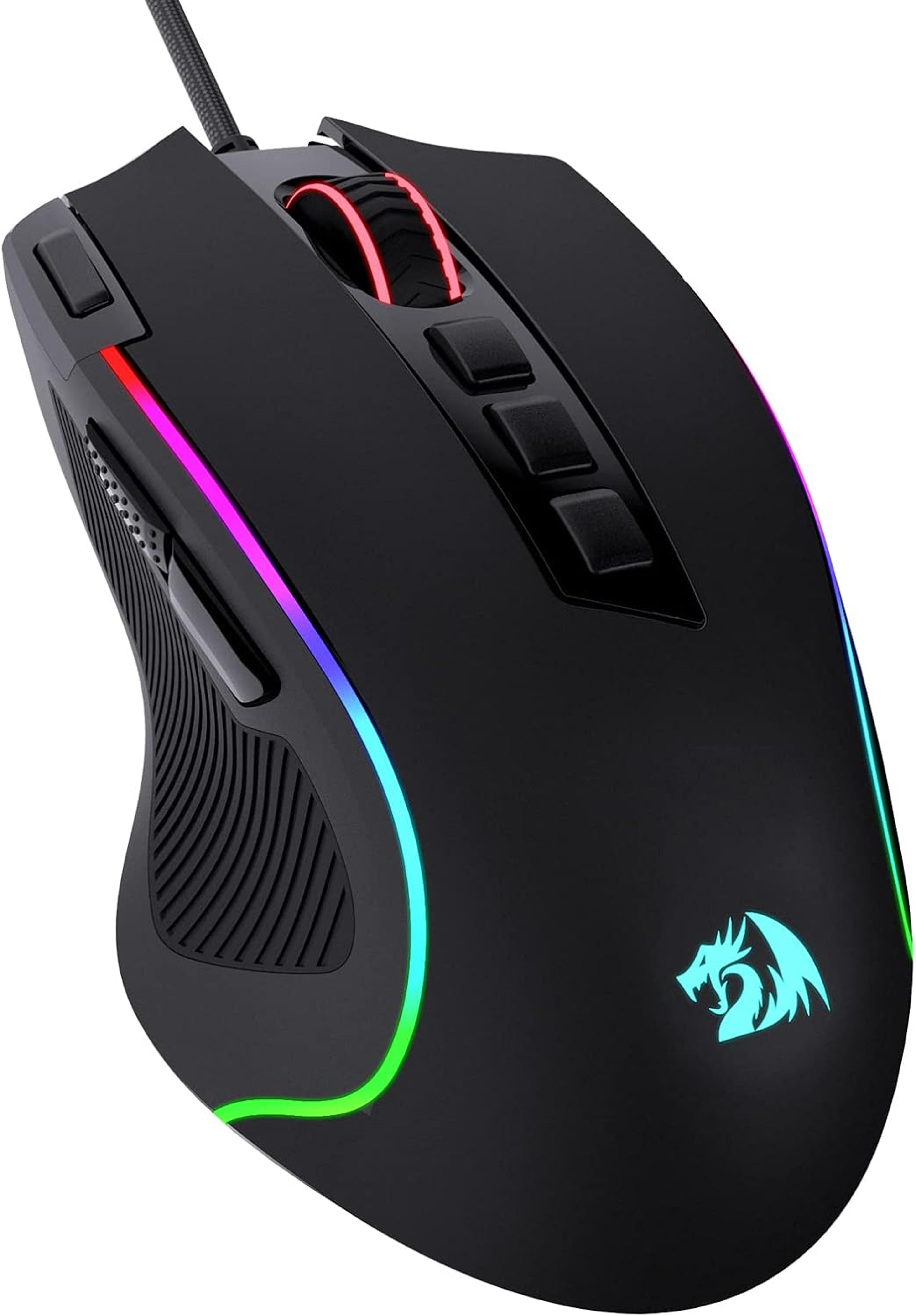 predator rgb wired gaming mouse with programmable buttons & dpi