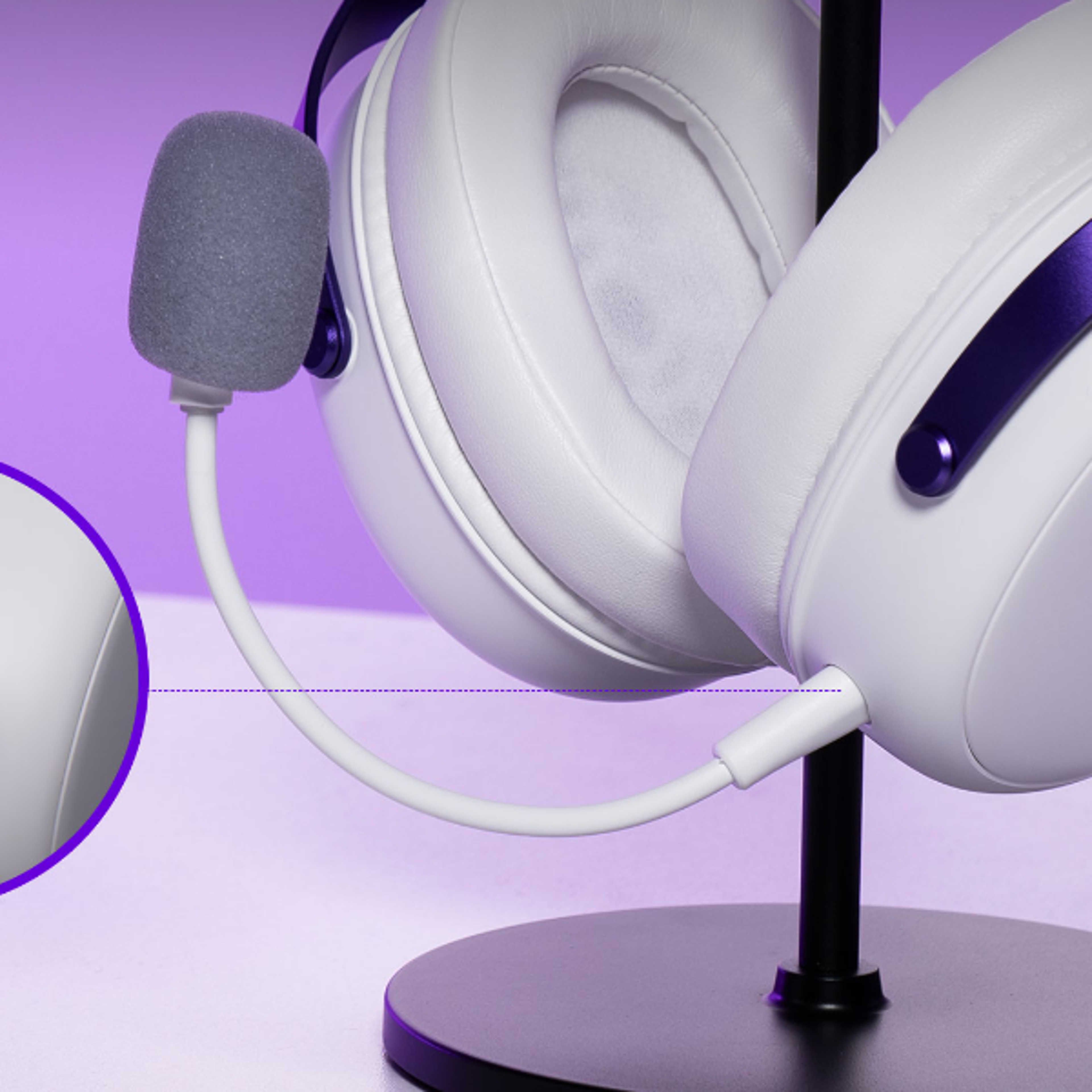 quad mode wireless gaming headset with surround sound & noise canceling mic