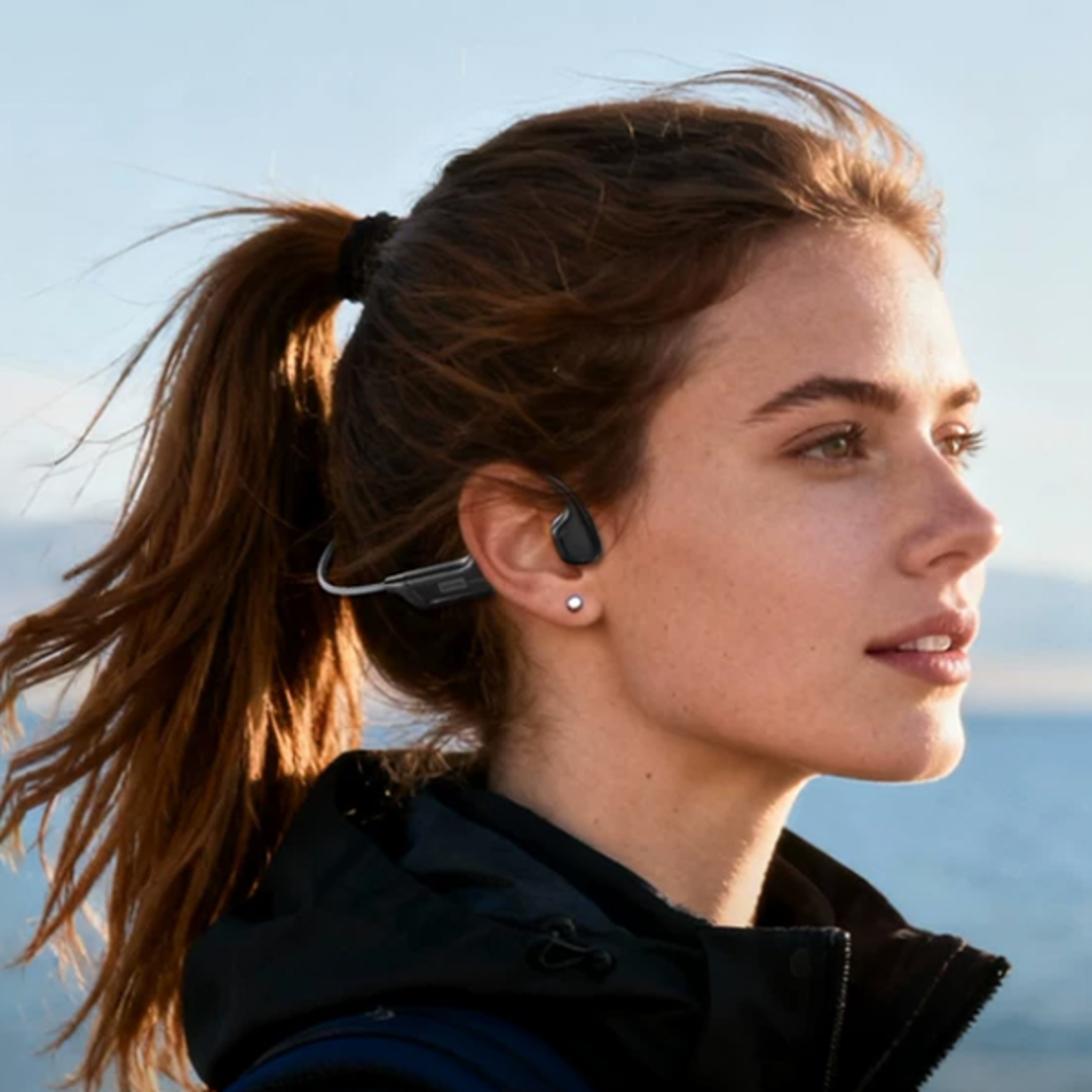 open ear bone conduction bluetooth sports headphones