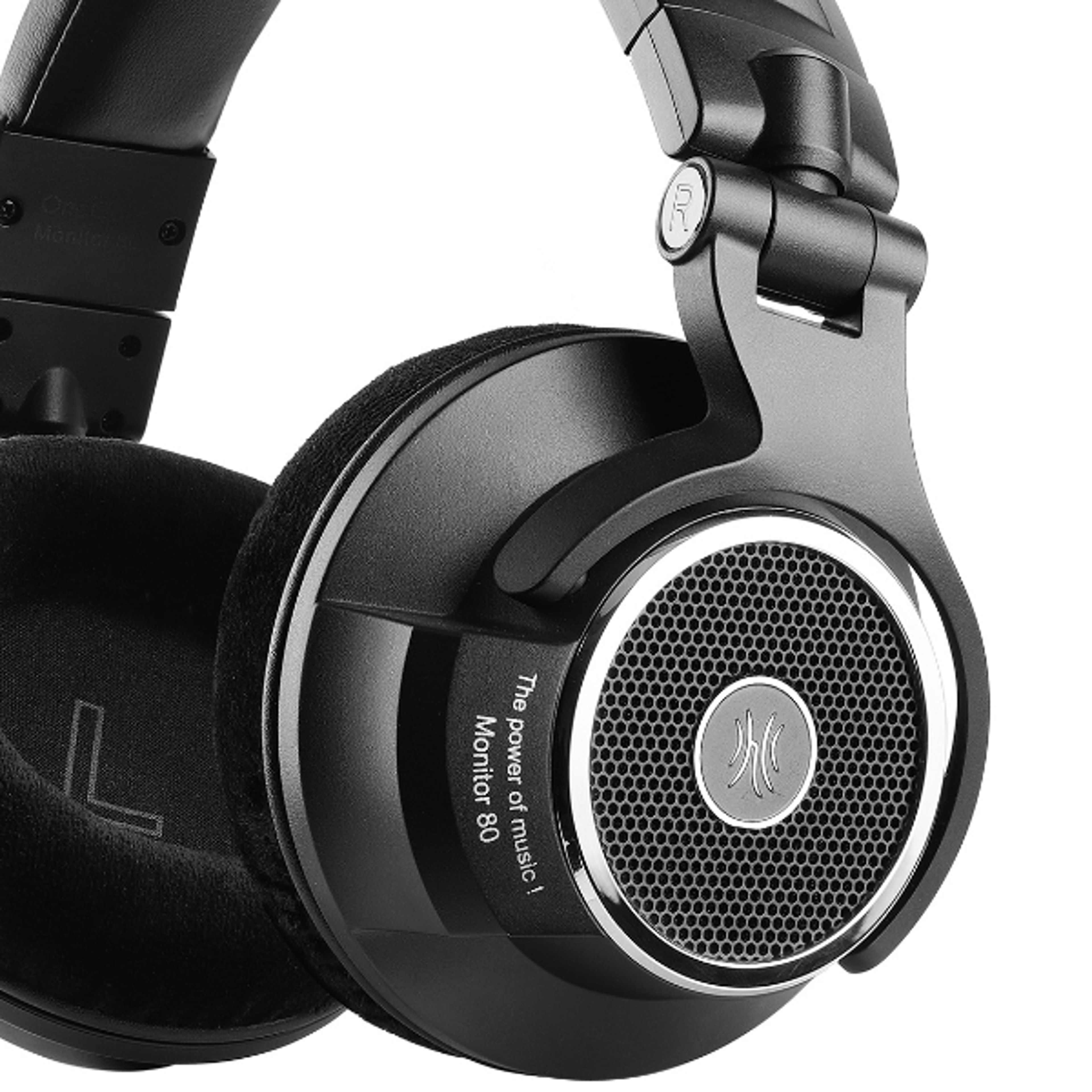 monitor open back audiophile headphones with hi res audio & studio sound