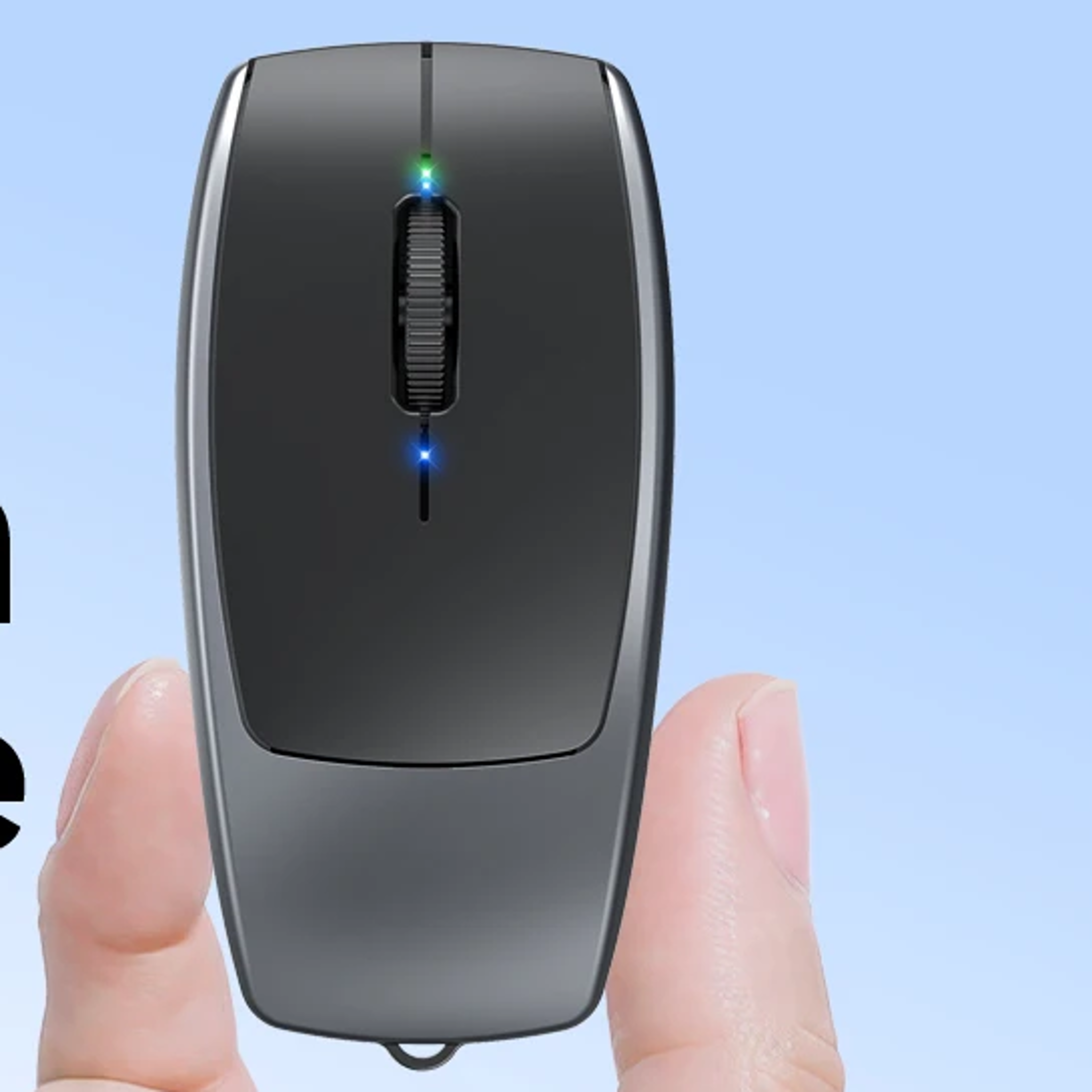 mini wireless bluetooth mouse with card reader type c rechargeable silent travel mouse