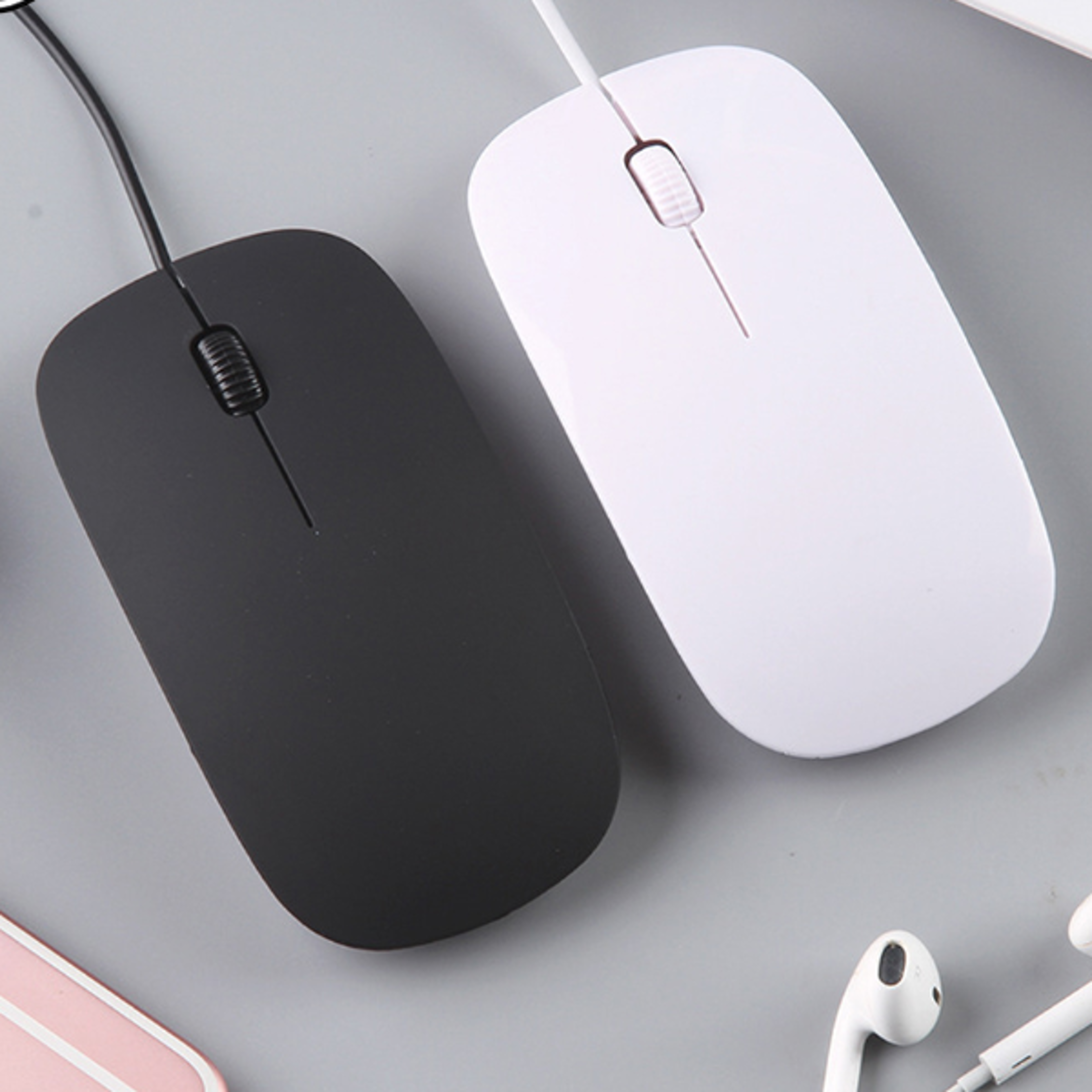 led glow usb wired gaming mouse dpi ergonomic optical mouse for pc & laptop