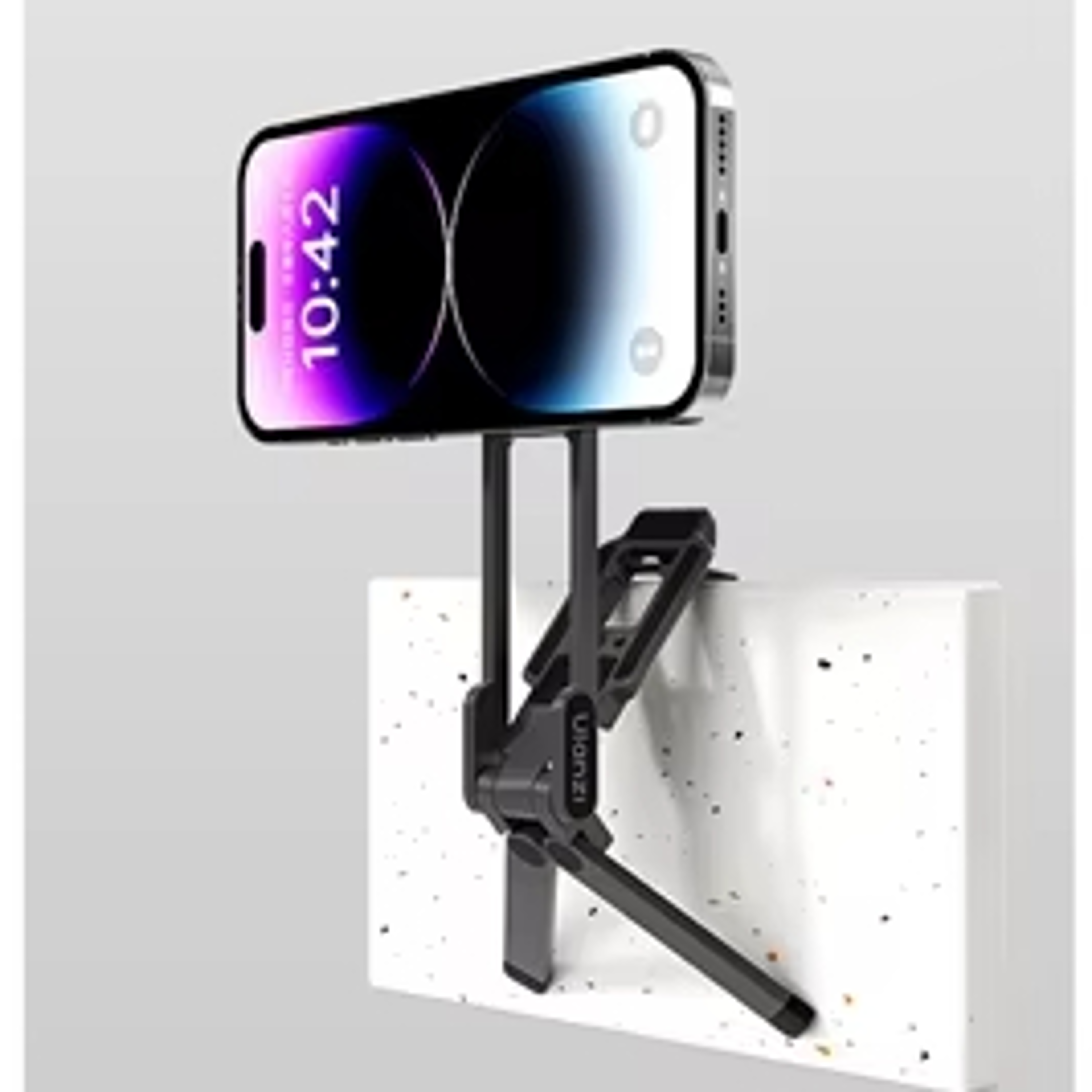 magsnap pro magnetic selfie stick tripod for content creation & overhead phone photography