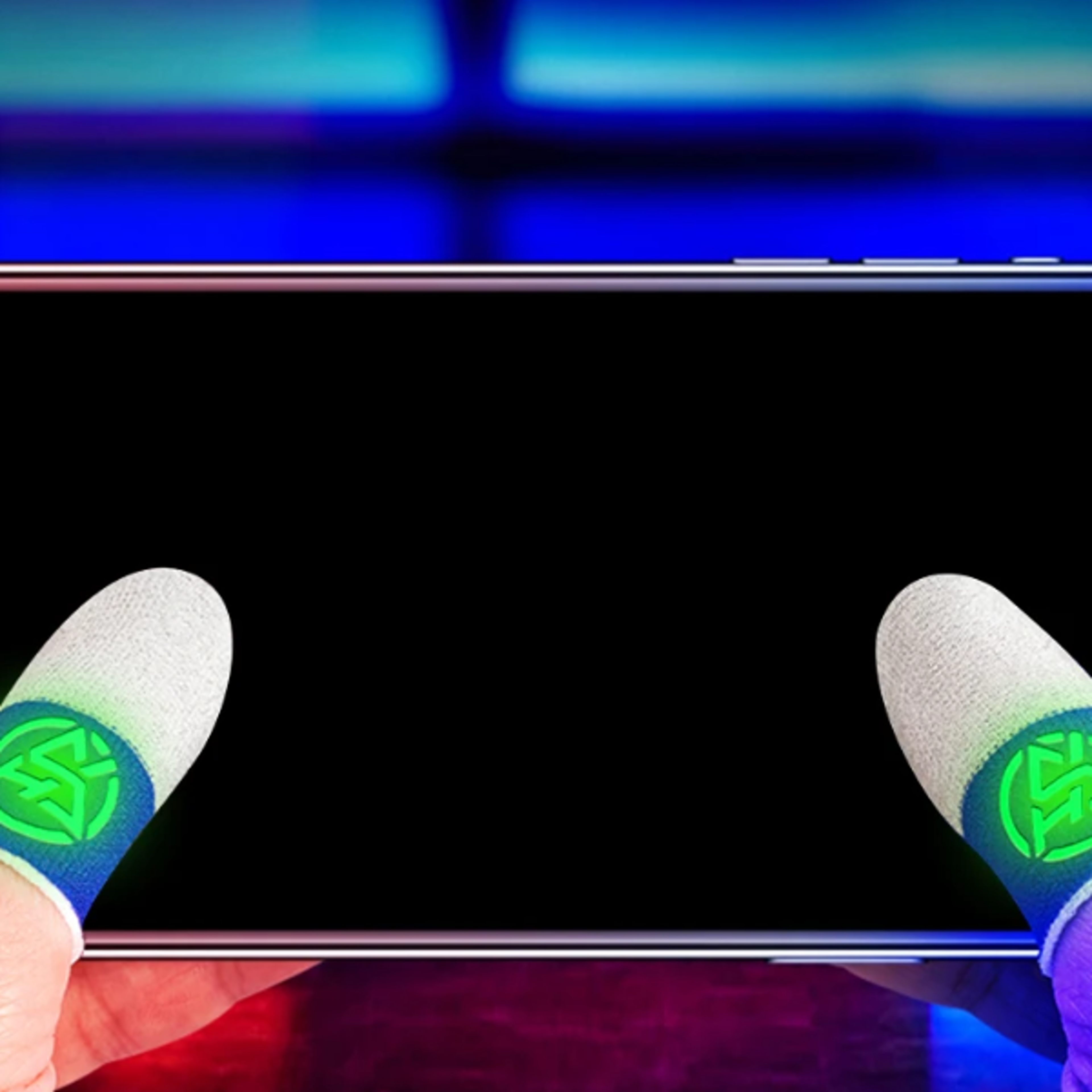 luminous breathable gaming finger sleeves for mobile touchscreen precision