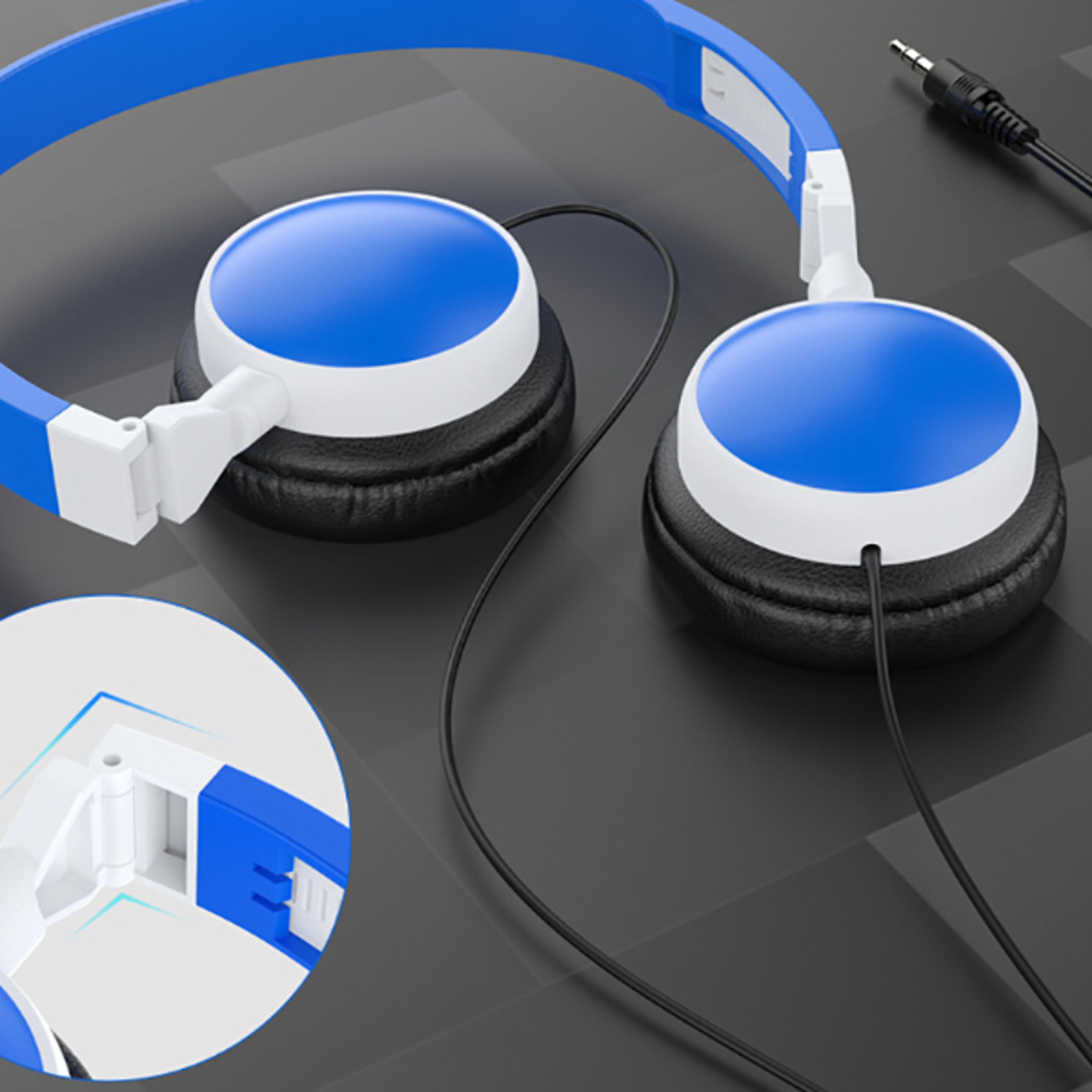 hifi bass wired gaming headphones with foldable design for music sports & everyday use