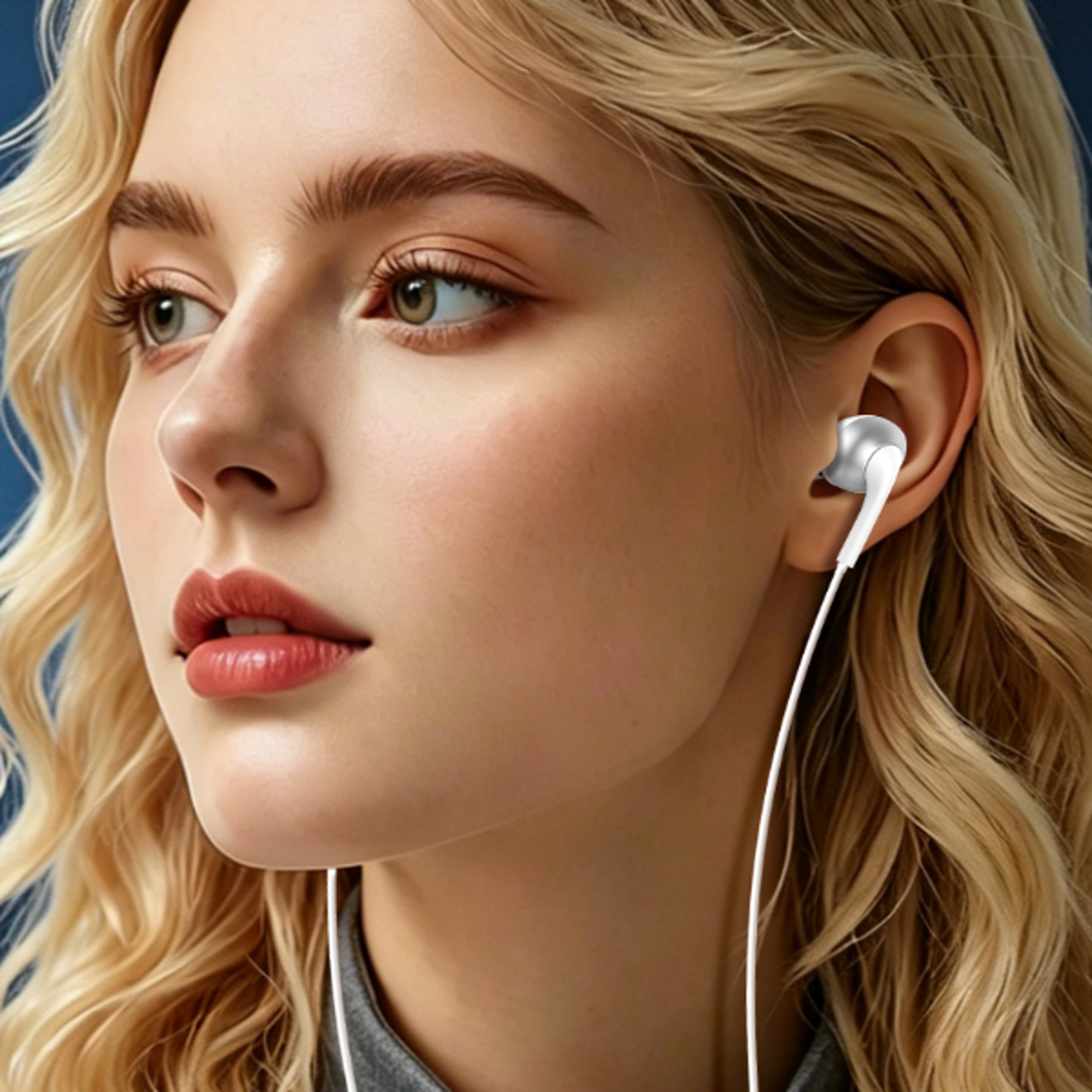 usb c hifi stereo earbuds with microphone and noise isolating in ear headphones