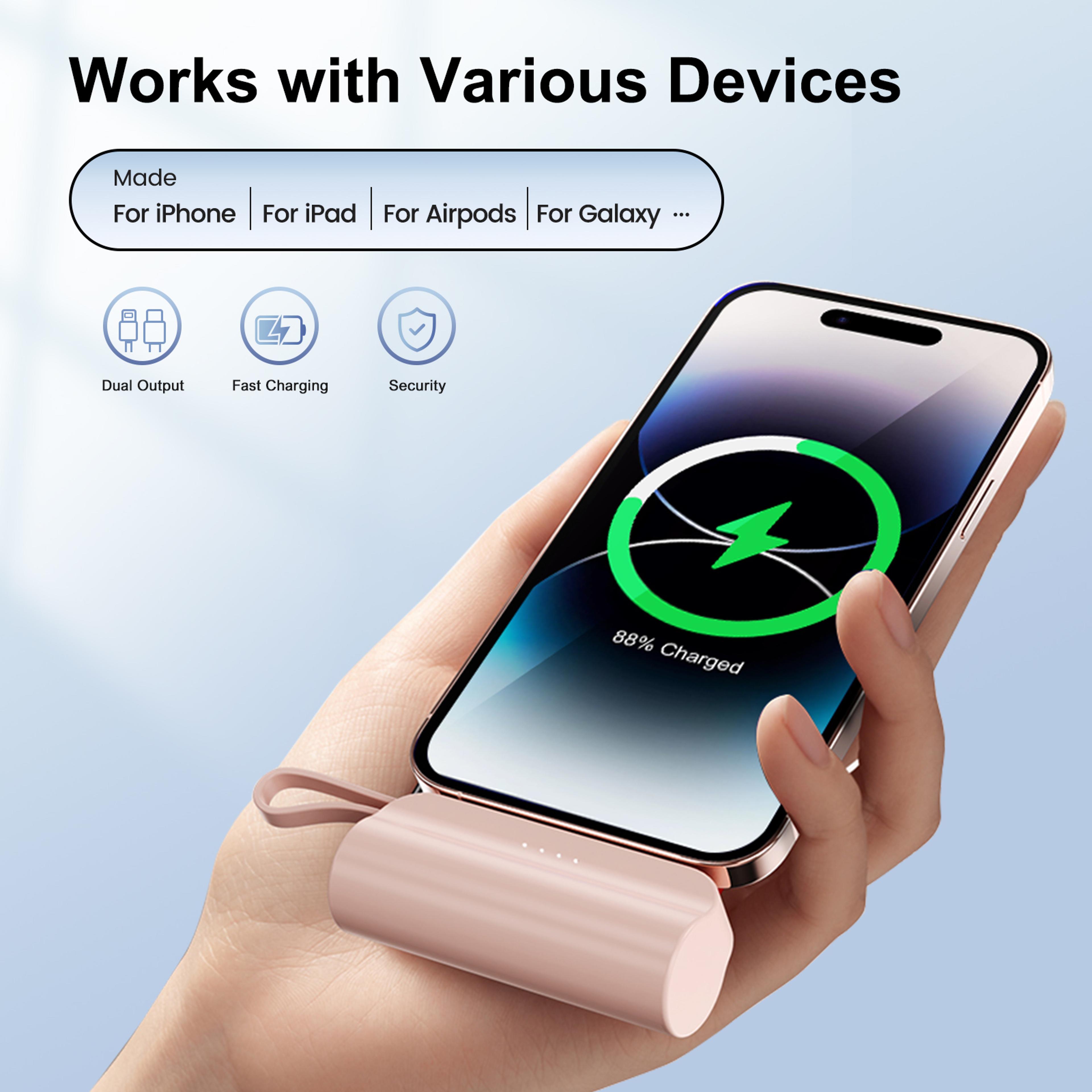 Mini Power Bank Portable Phone Charger With Dual USB C Ports 7