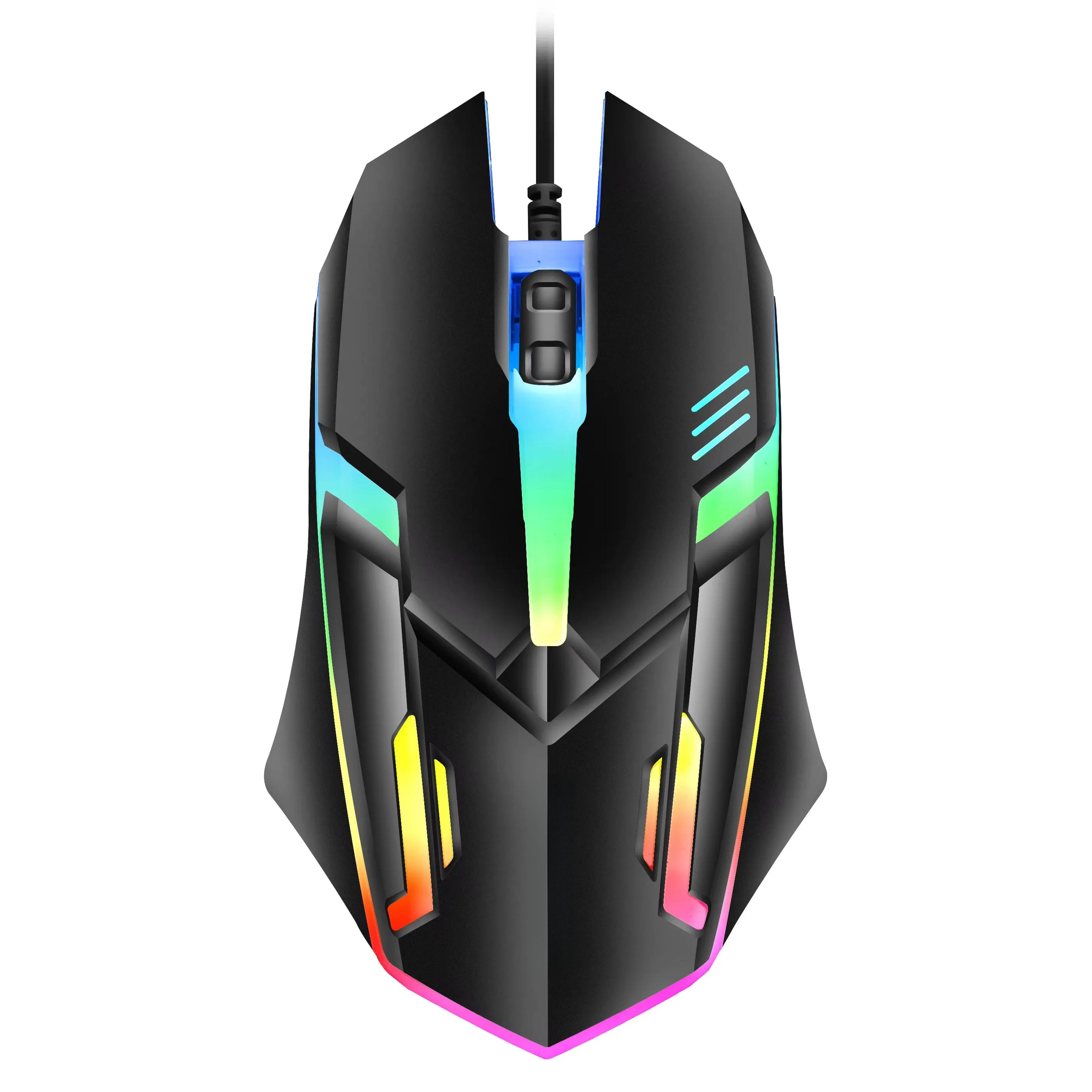 RGB Wired Gaming Mouse USB Computer Mouse For Windows Office  Gaming 2