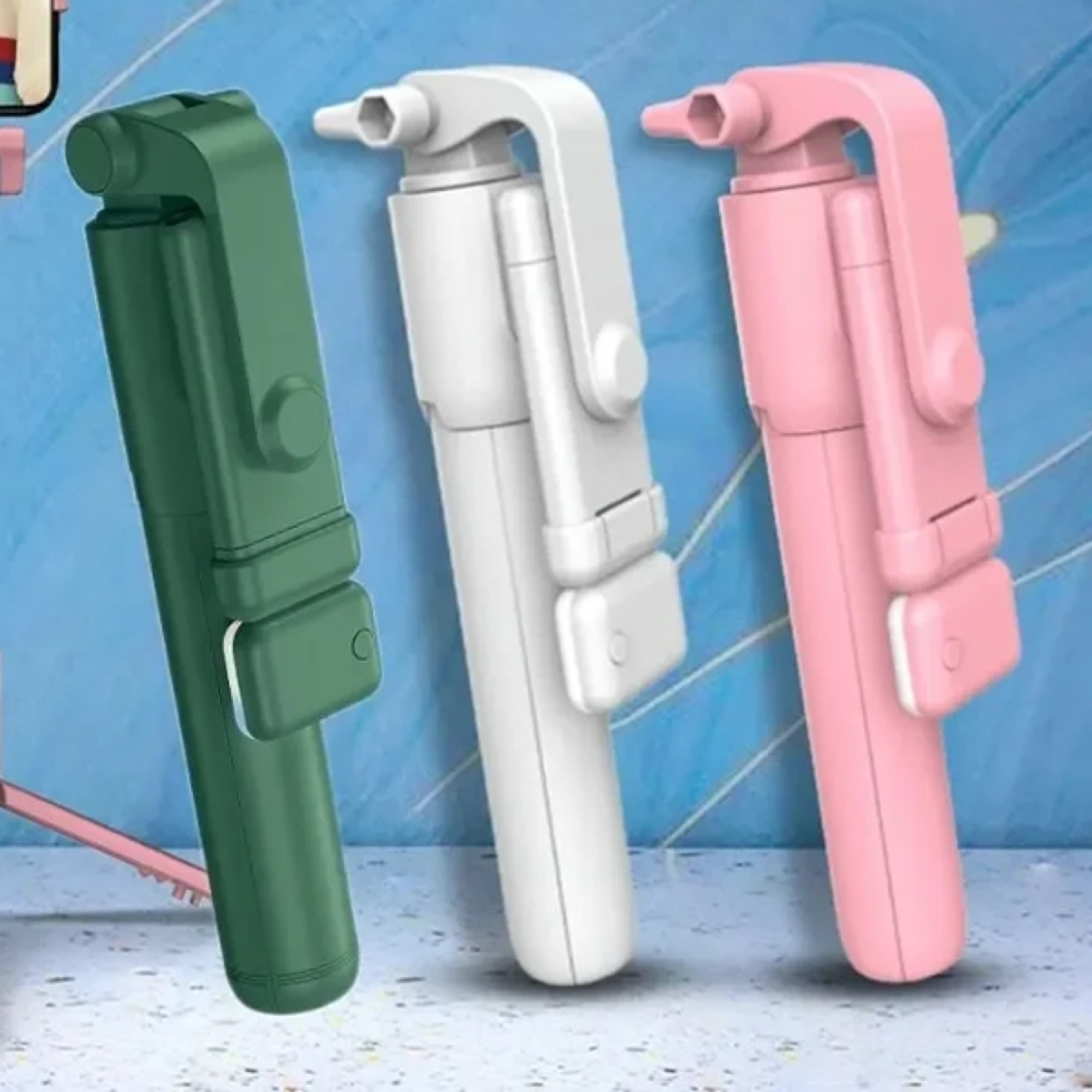 glowsnap selfie stick tripod with bluetooth remote & fill light phone stand