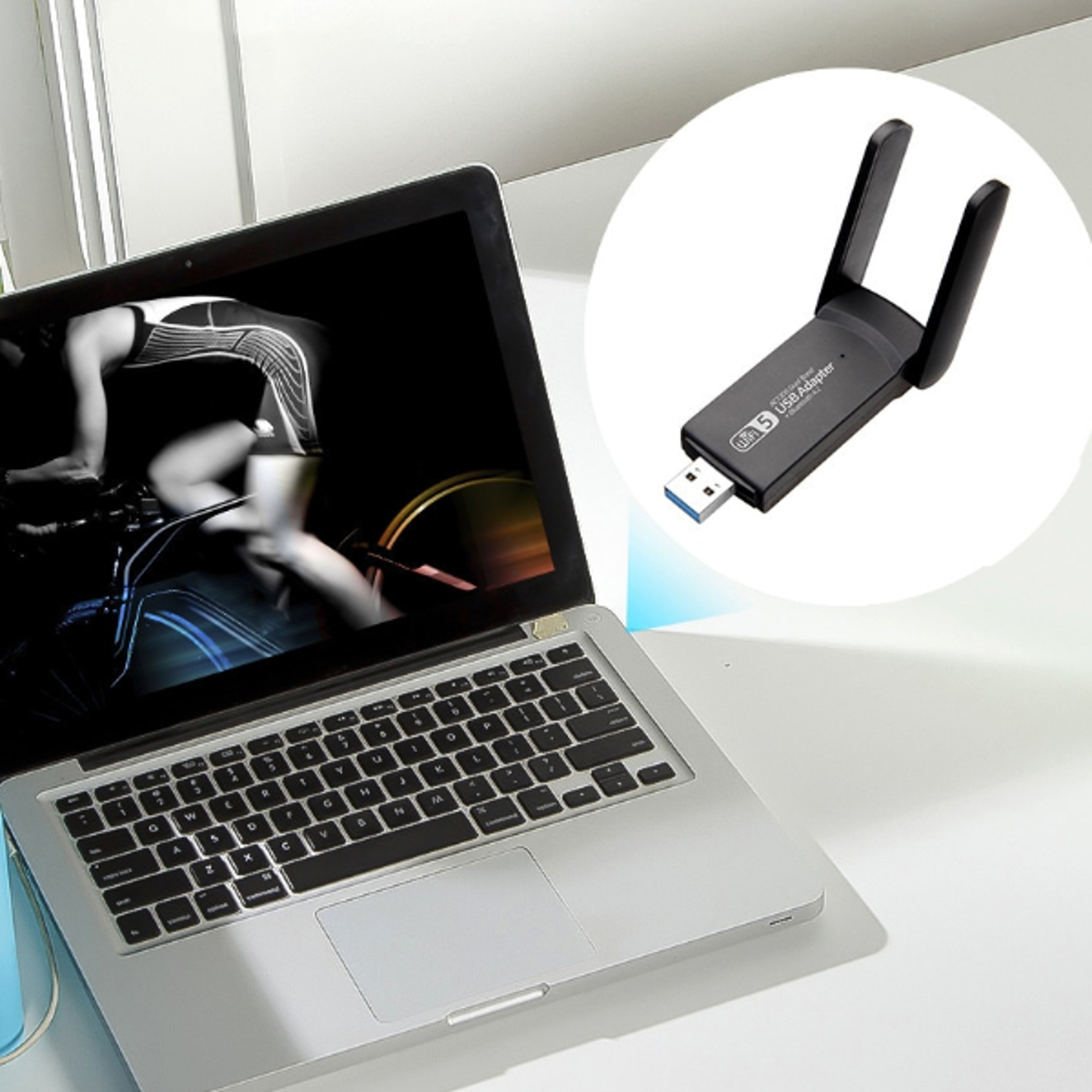 usb wifi adapter with bluetooth dual band wireless network receiver