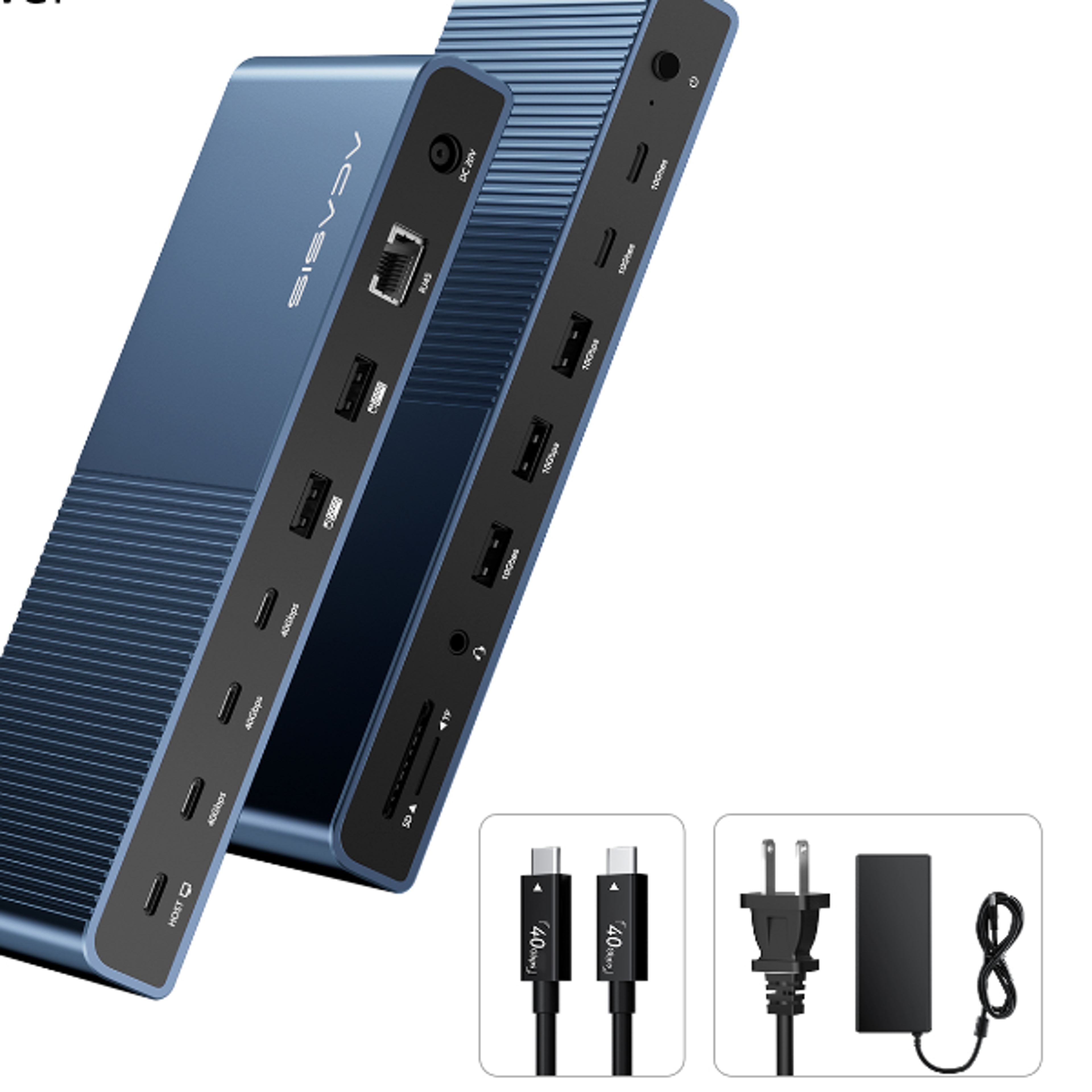 usb c docking station thunderbolt dock with dual display and charging