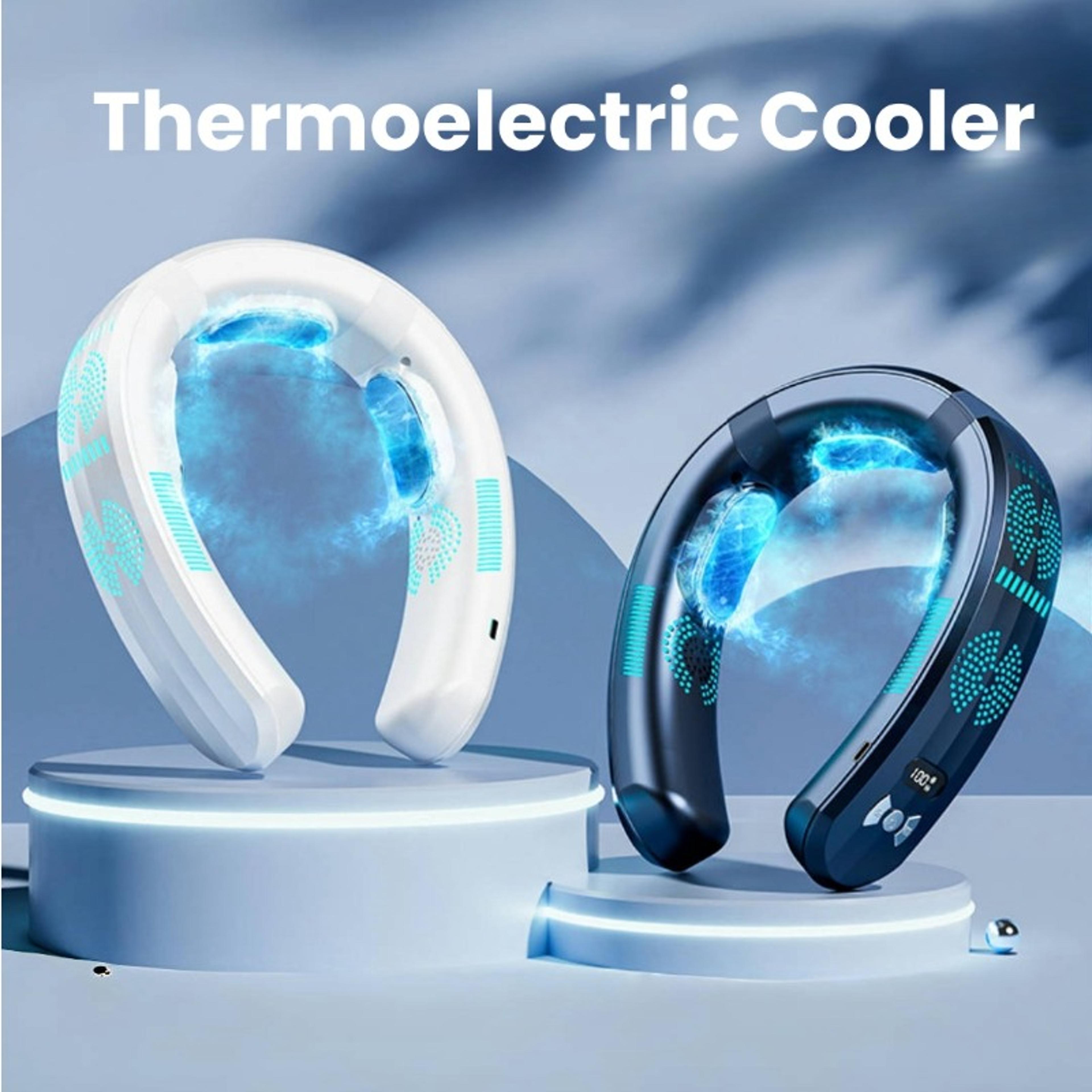 Wearable Neck Fan Portable Neck Air Conditioner With Rechargeable Cooling 5