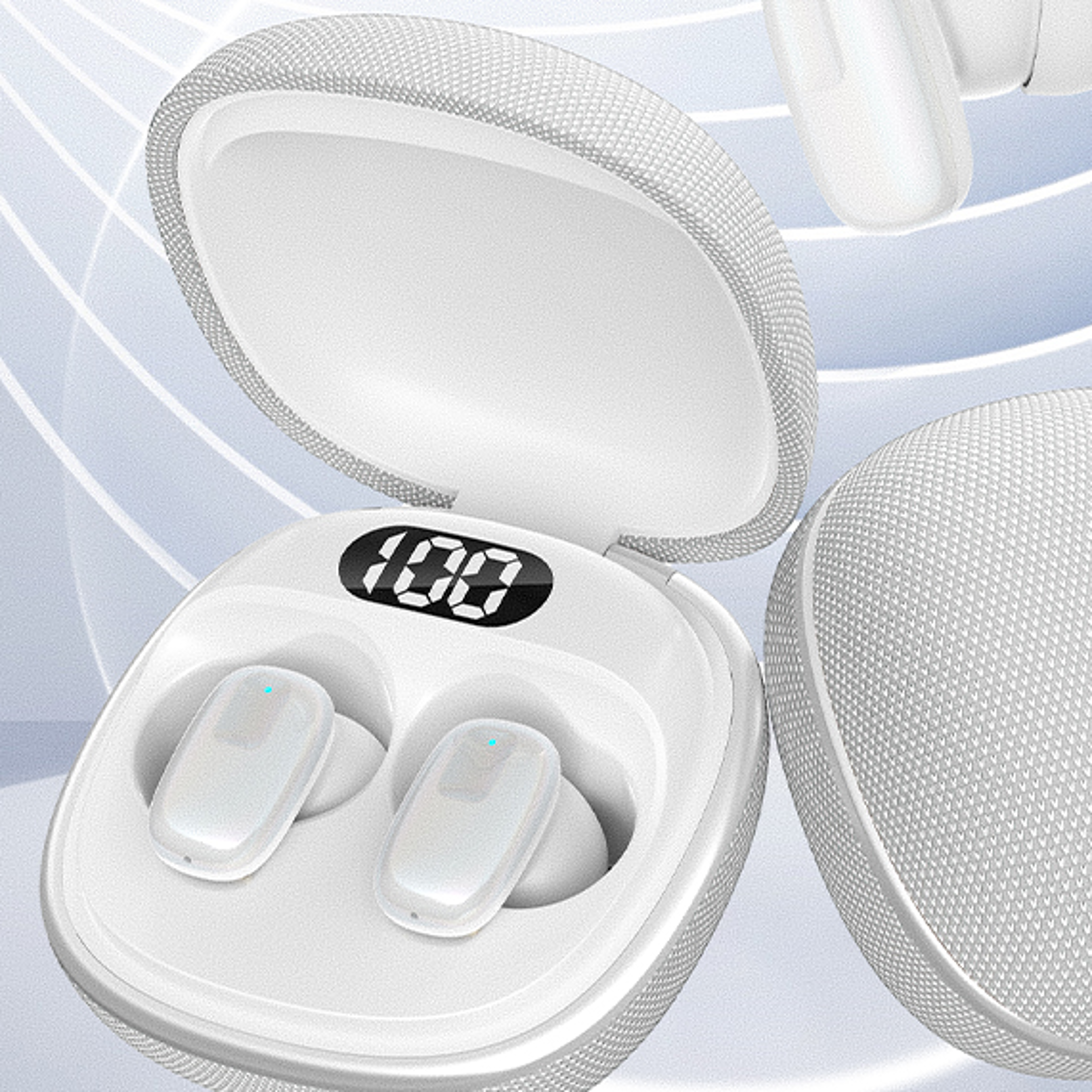 sleepcomfort bluetooth sleep headphones with anc wireless earbuds & charging case