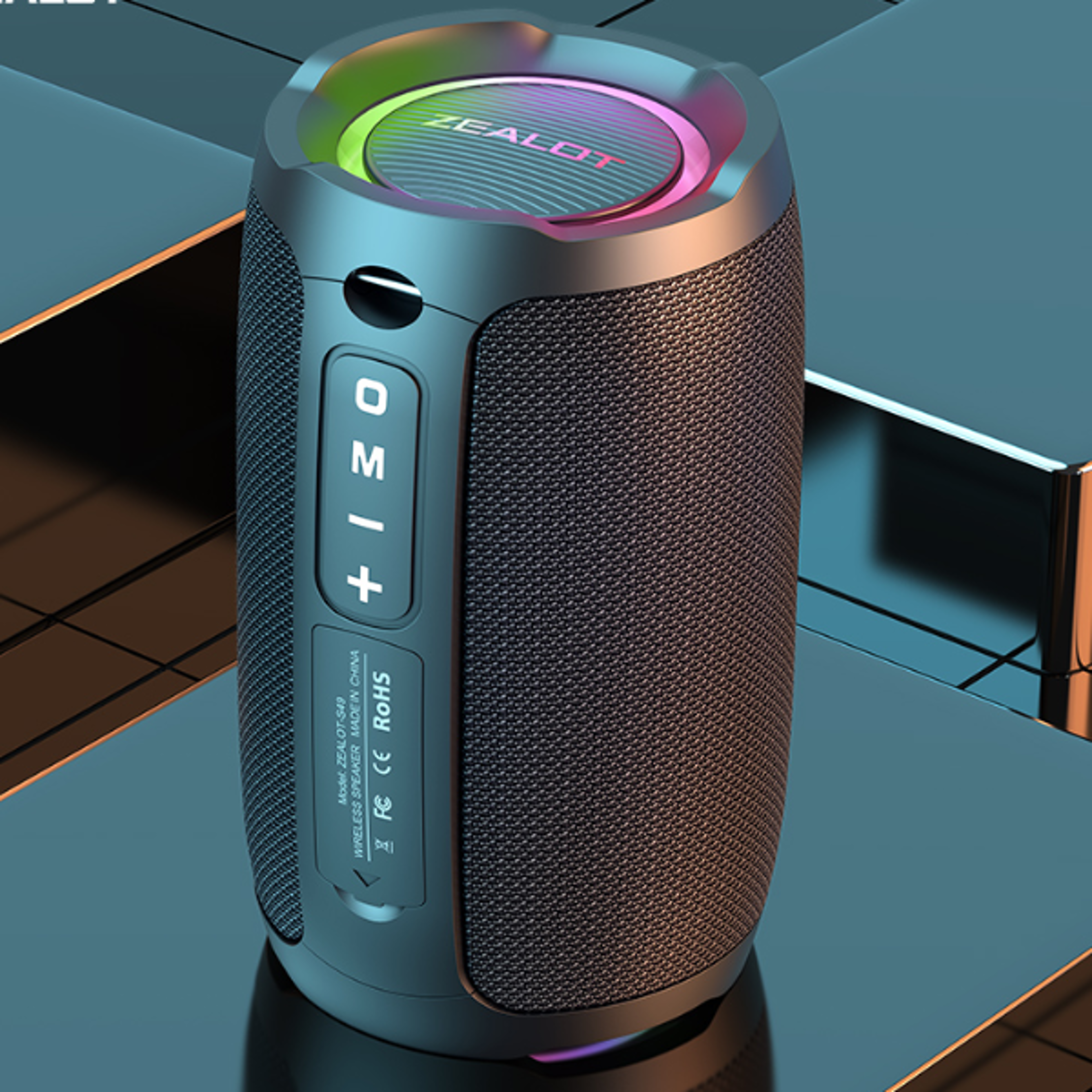 portable bluetooth speaker with stereo sound and waterproof design