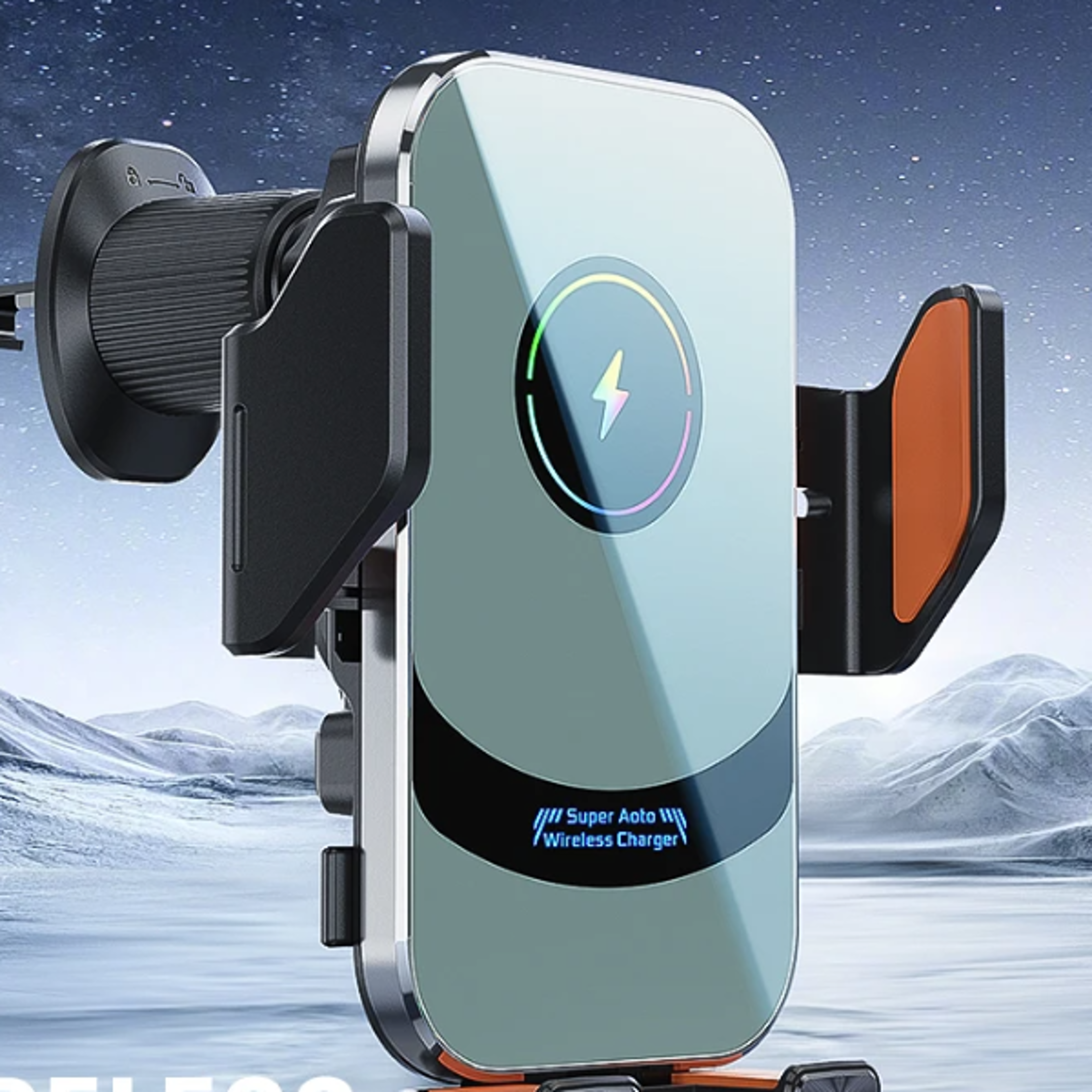 fast wireless car charger auto clamping phone mount for air vent iphone and samsung