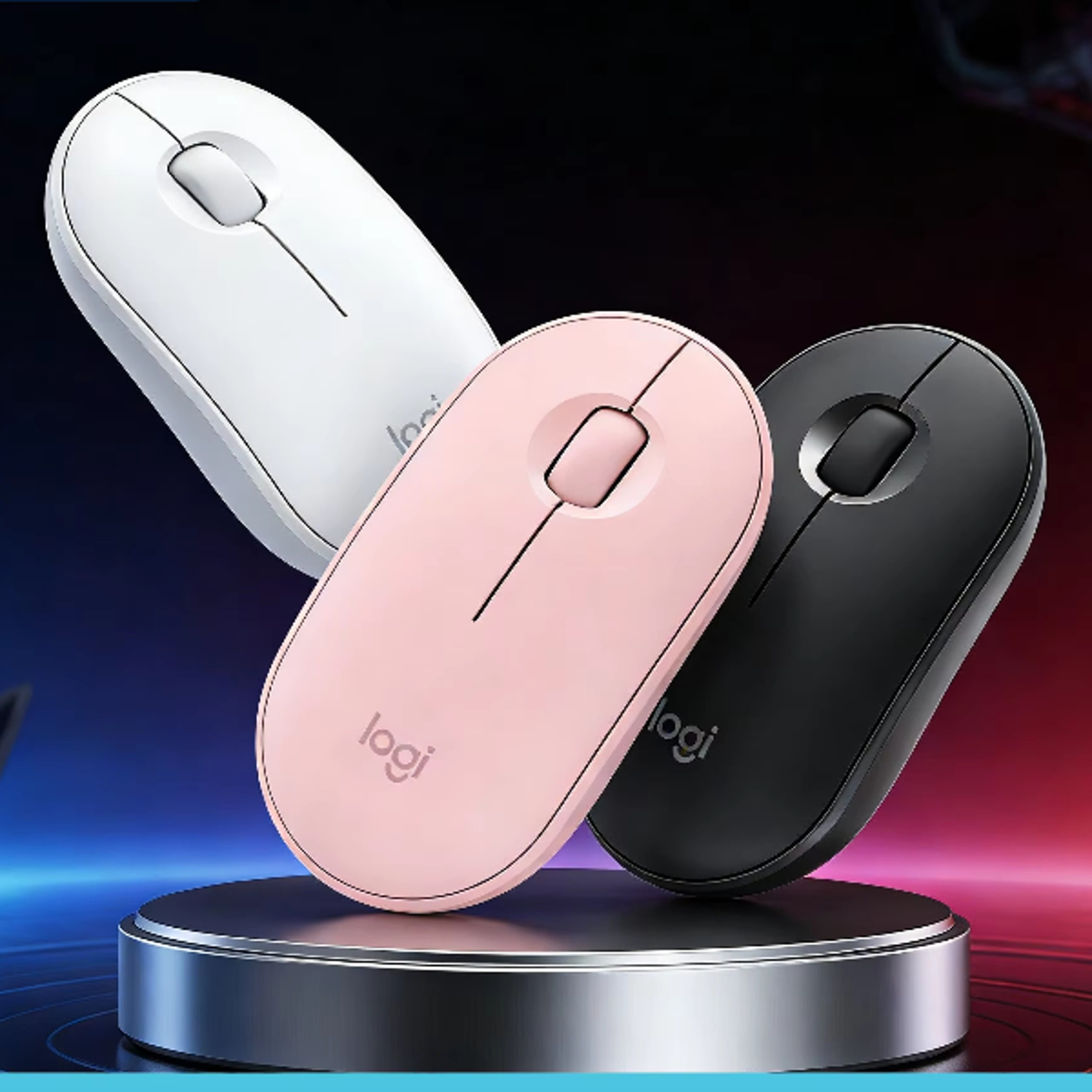 pop m350 bluetooth mouse silent wireless mouse slim portable mouse for laptop pc & office