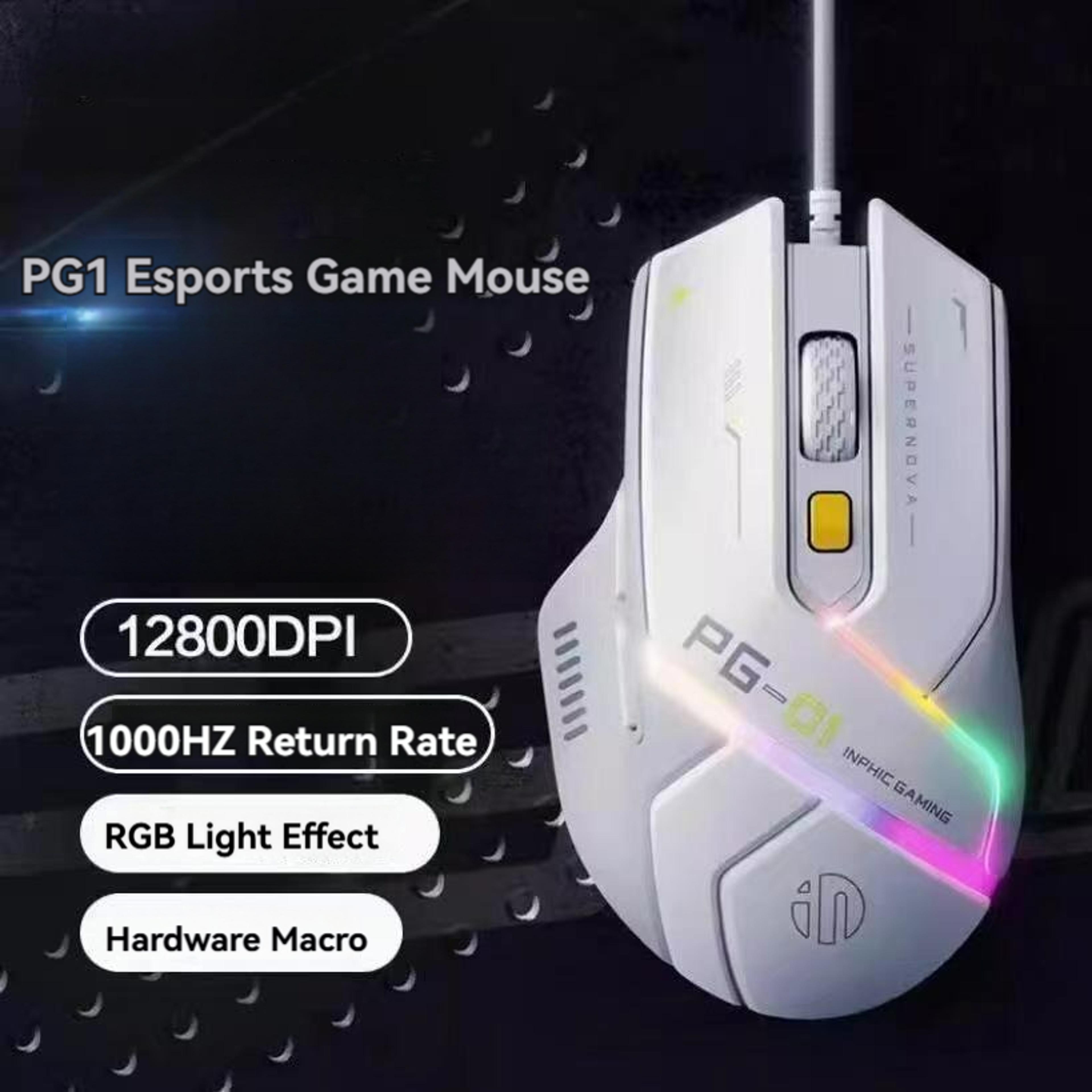 Gaming Mouse With RGB Lighting DPI Programmable Wired Gaming Mouse 1
