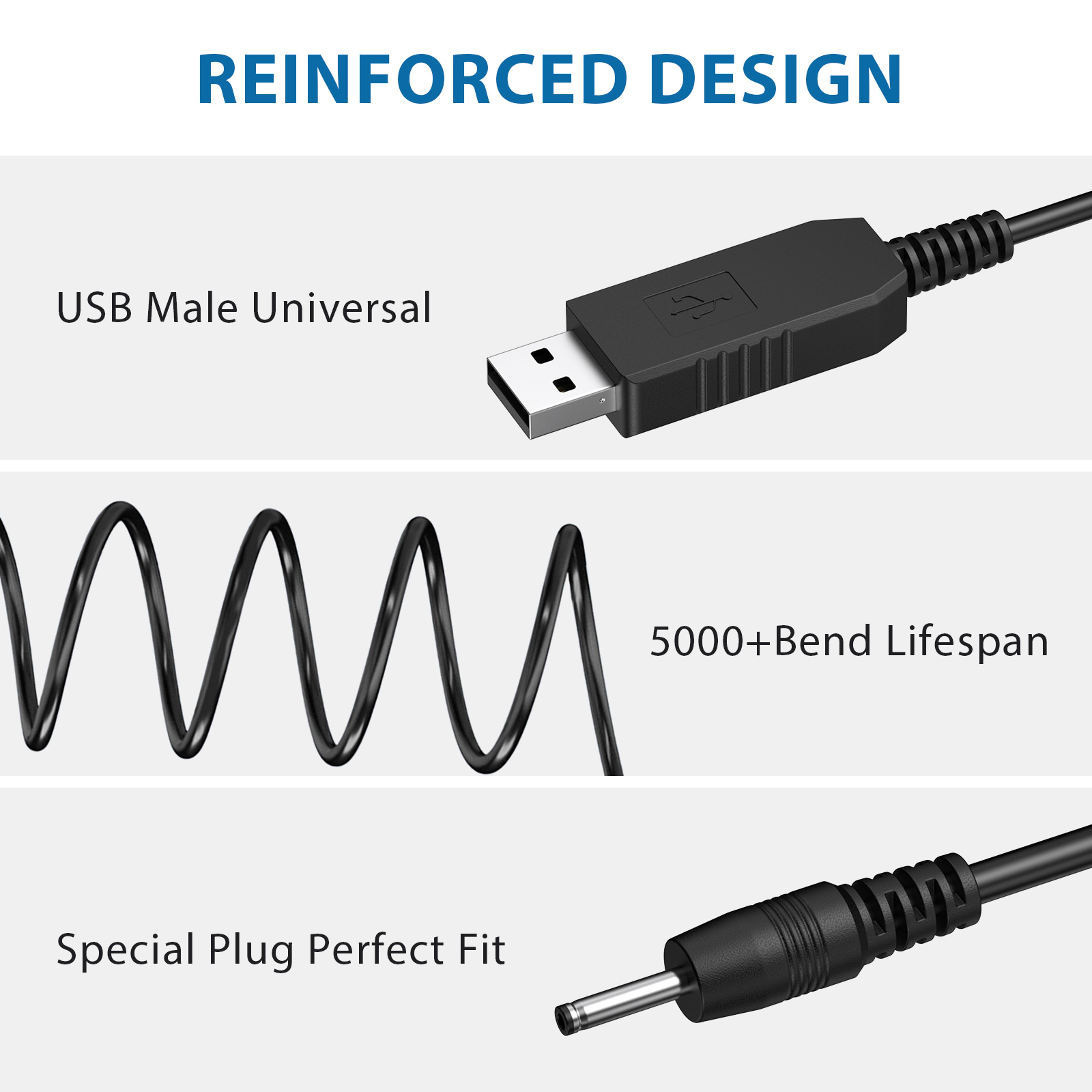Braun Beard Trimmer Charger Cable Replacement Power Cord For MGK  BT Series Charger Models 3