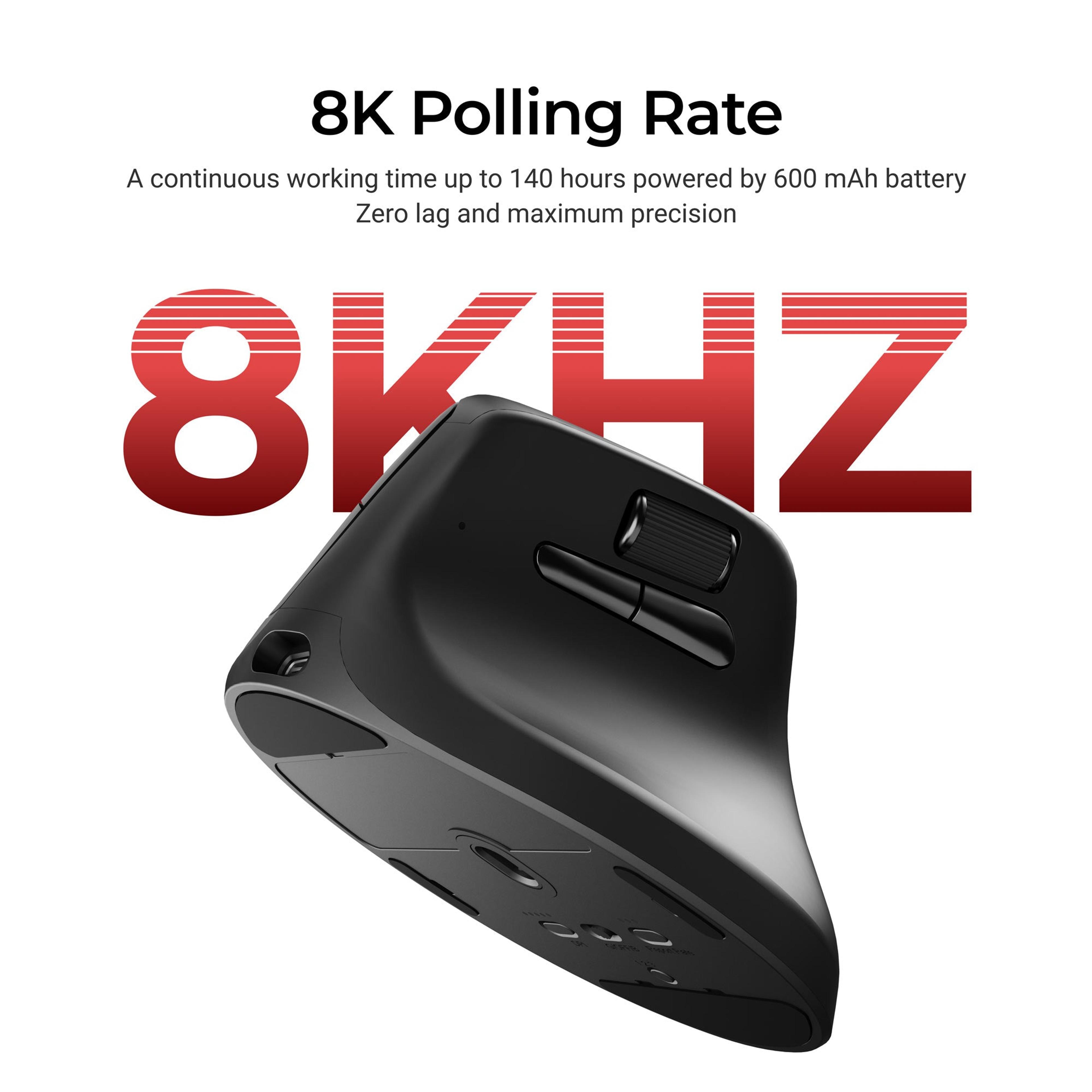 Wireless Gaming Mouse With Polling Rate Bluetooth And Sensor 6