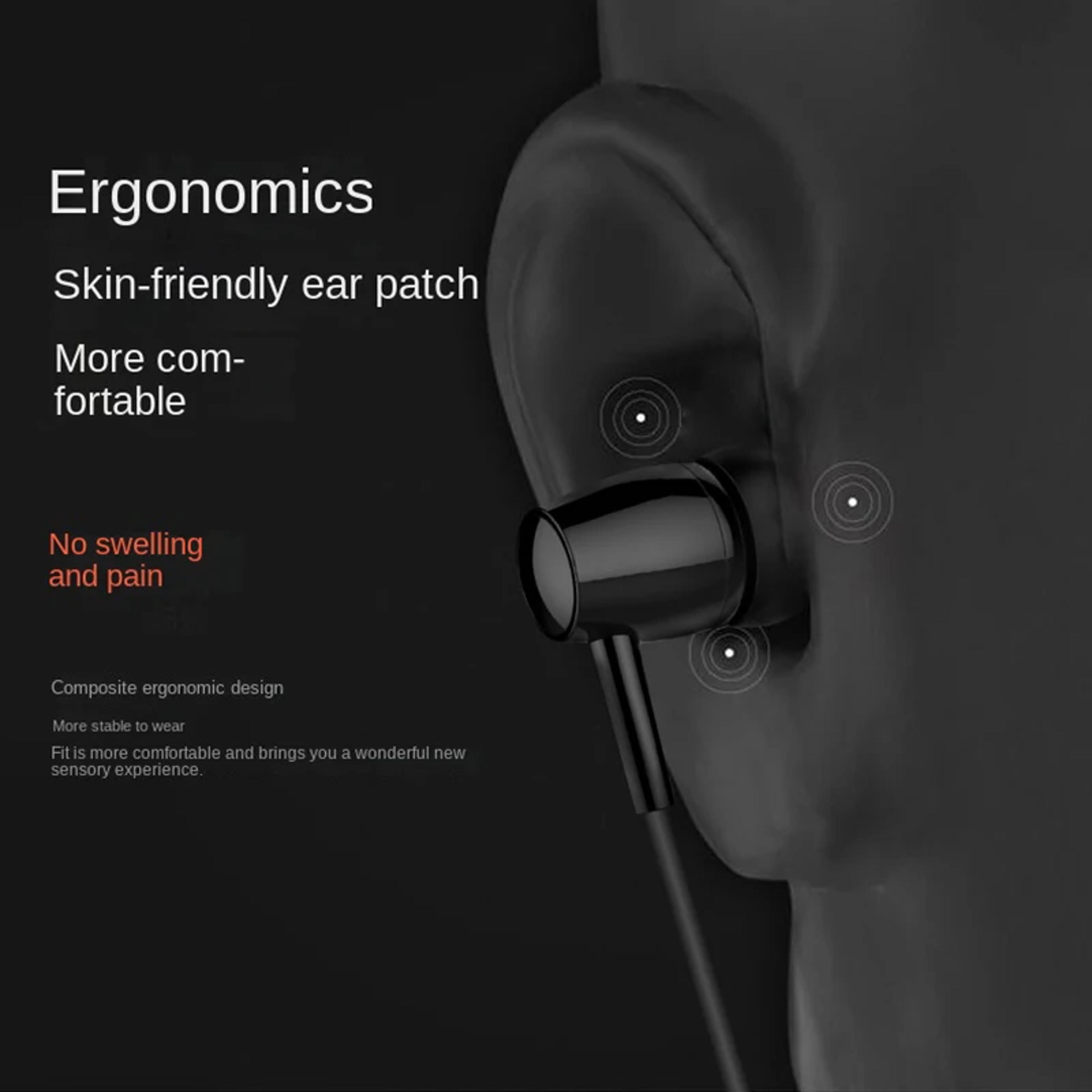 Wired In Ear Headphones With Mic Bass Stereo Sports Earphones 1