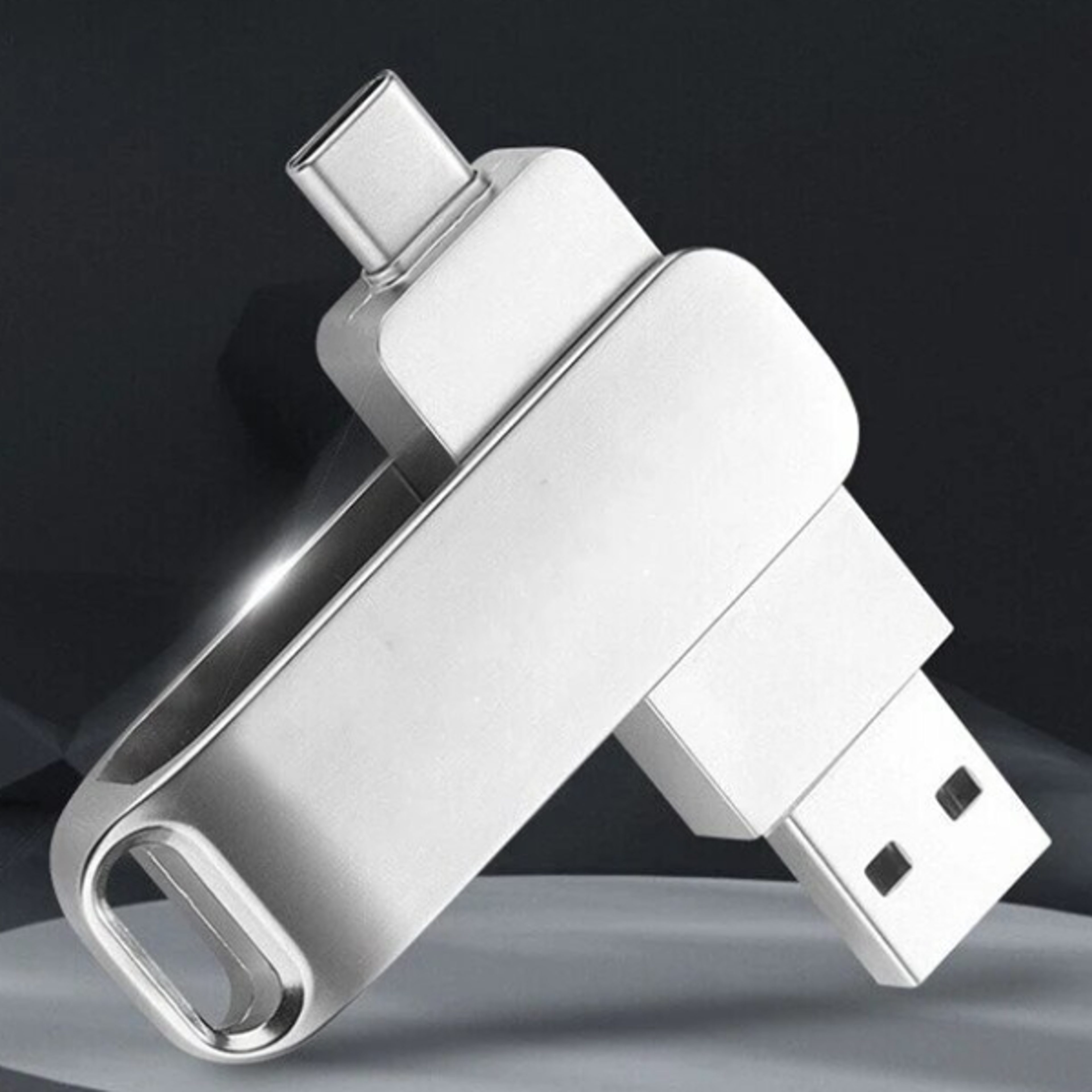 dual connect usb type c flash drive otg high speed memory stick for phone tablet & pc