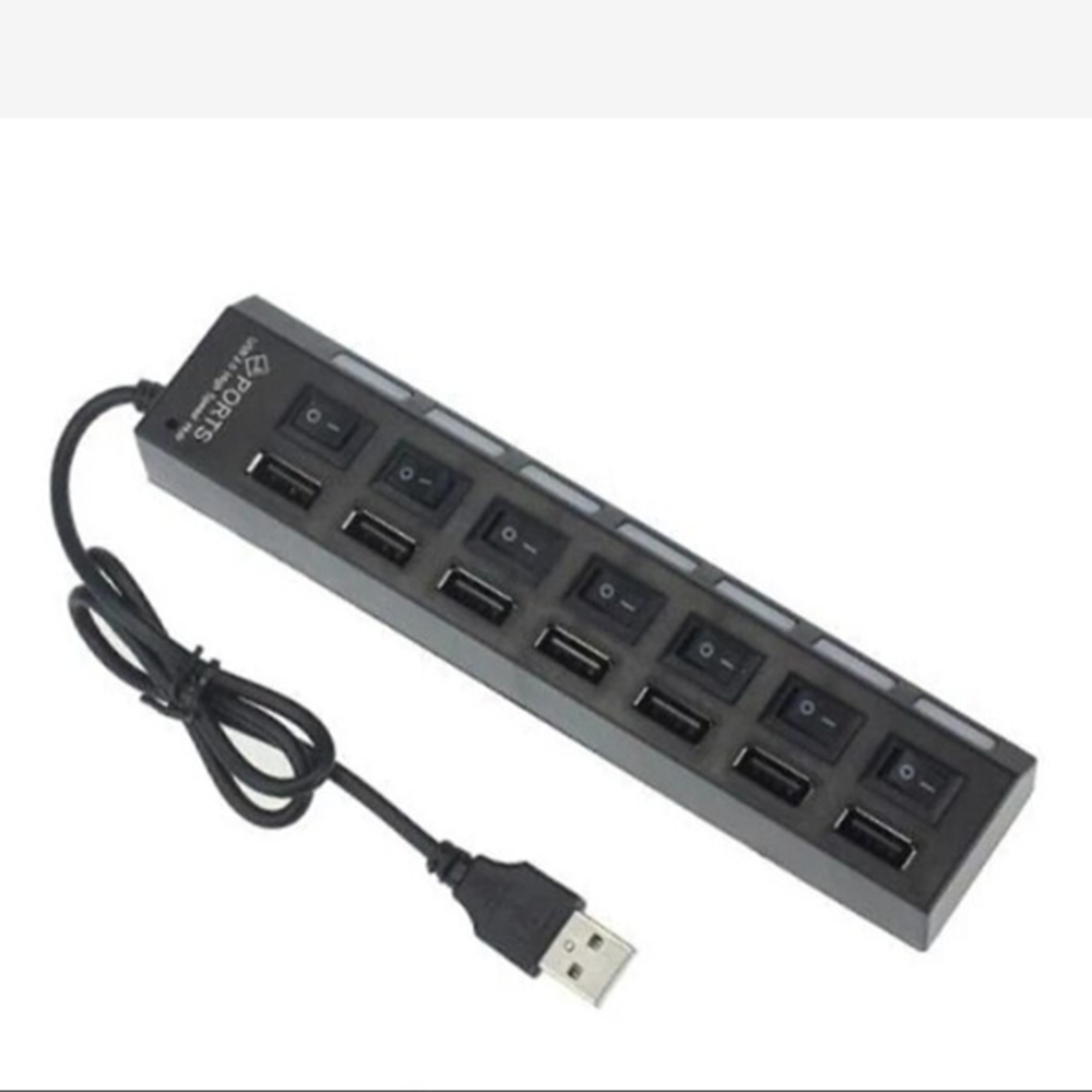usb hub multi port usb splitter for laptop pc & desktop expansion