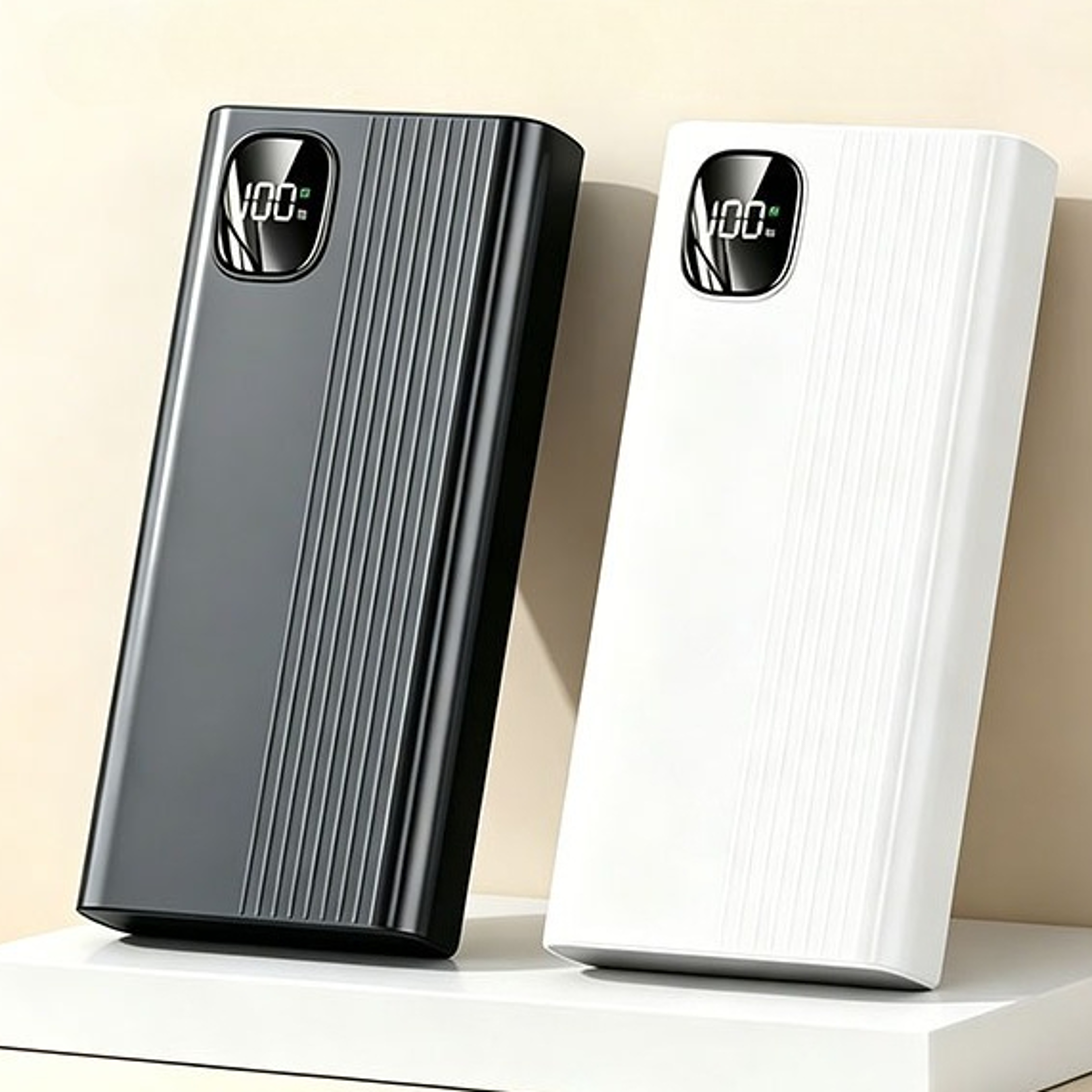 power bank with pd fast charging digital display portable chargers