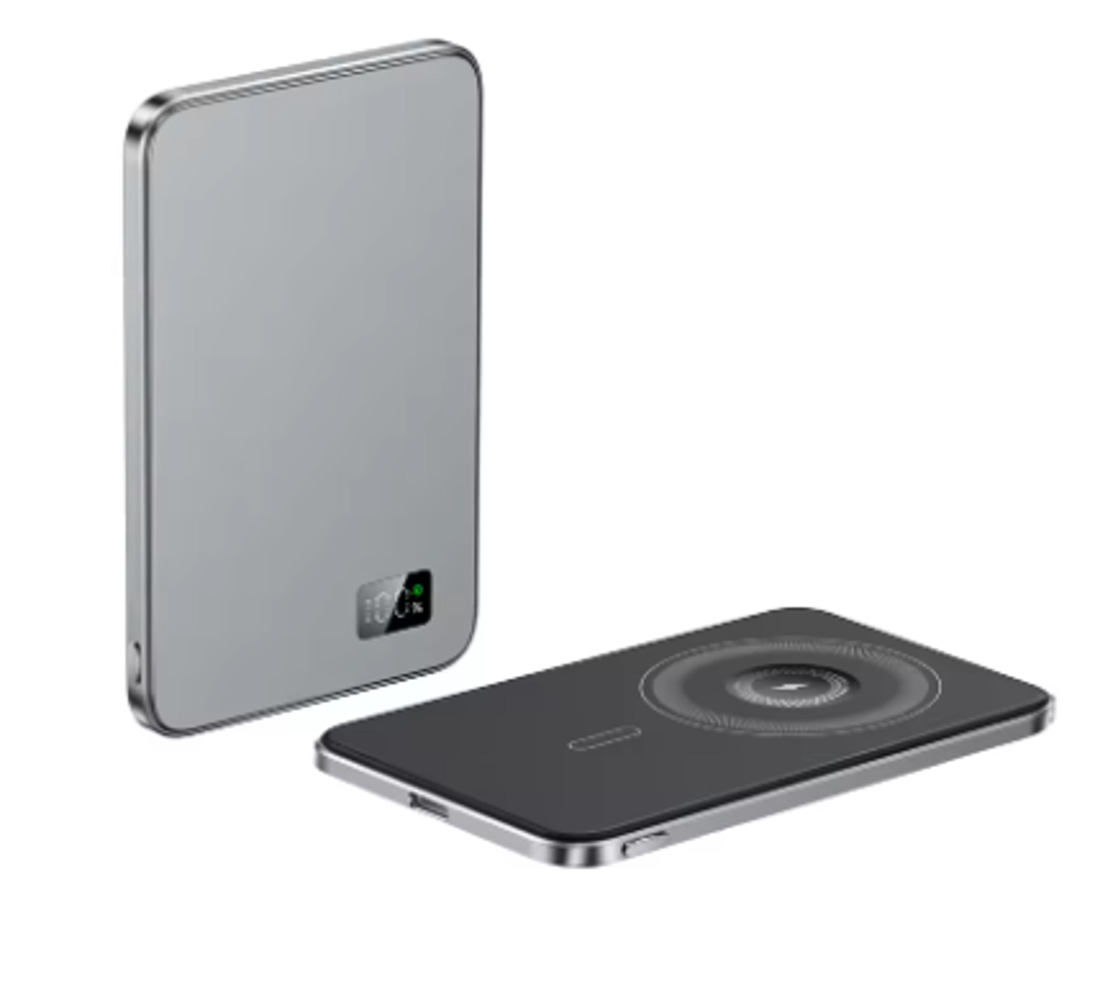 Ultra Slim Magnetic Power Bank Wireless Fast Charger For IPhone And Android 1