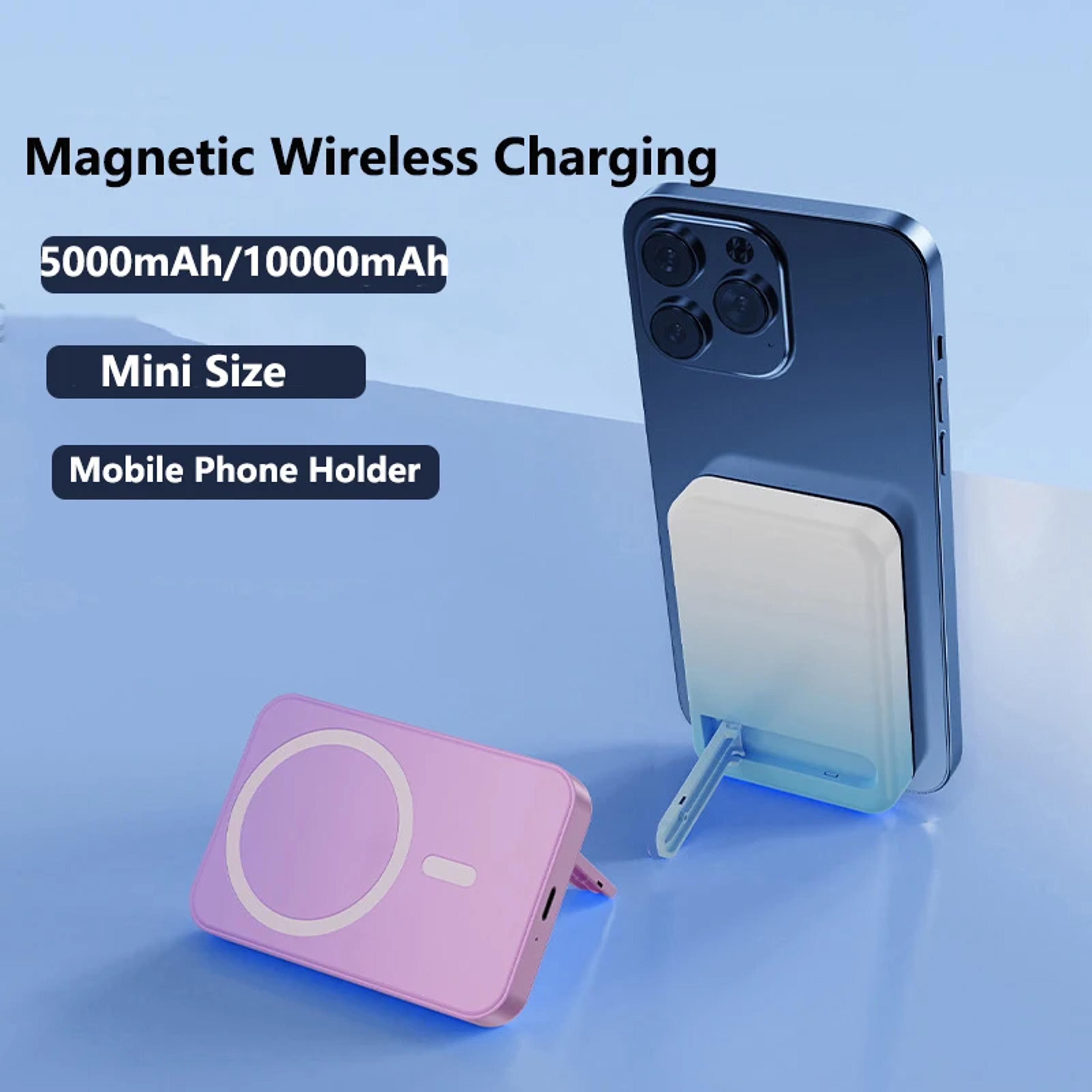 Power Bank Magnetic Wireless Fast Charger With Foldable Stand 3