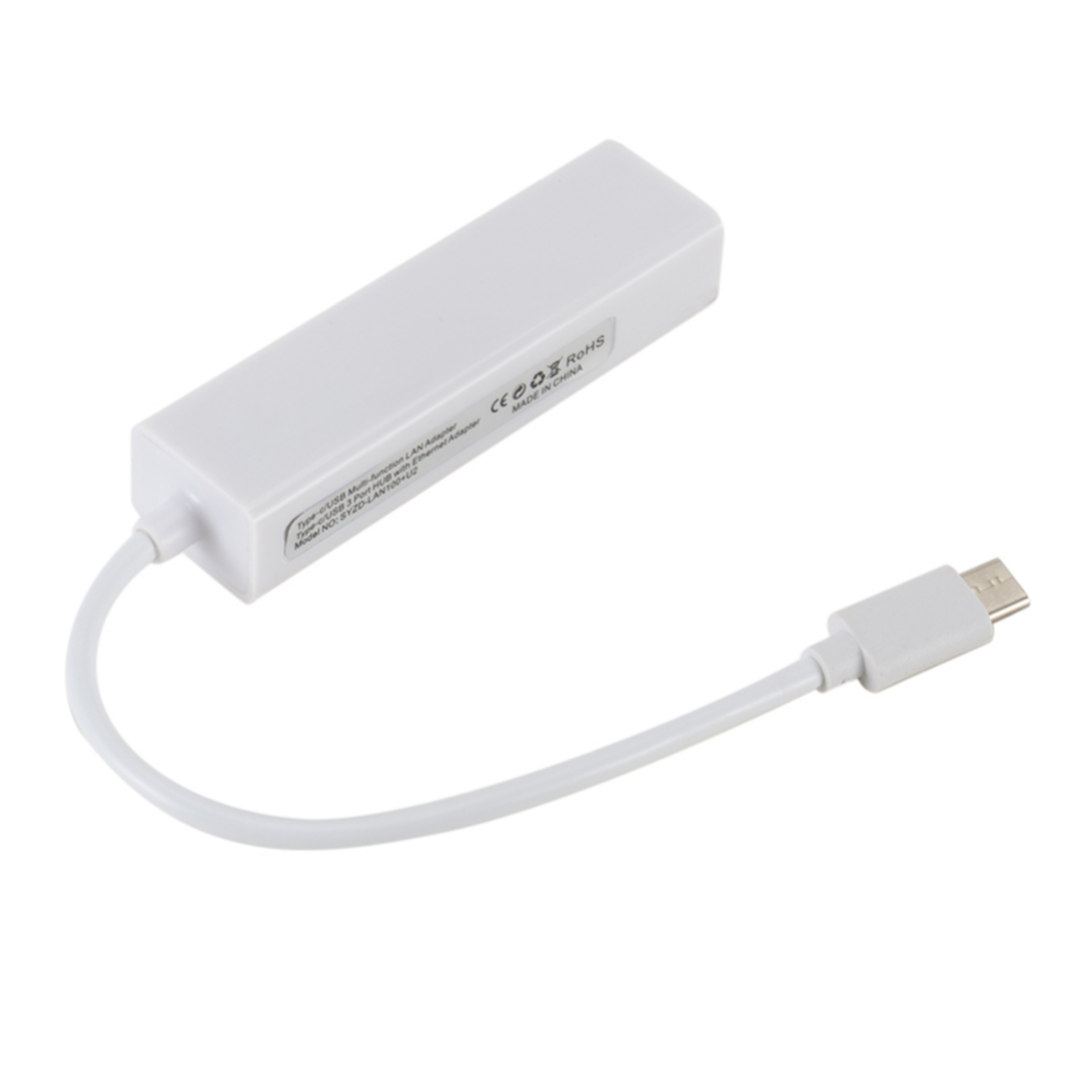 usb c hub with ethernet usb ports lan adapter for macbook laptop & tablets