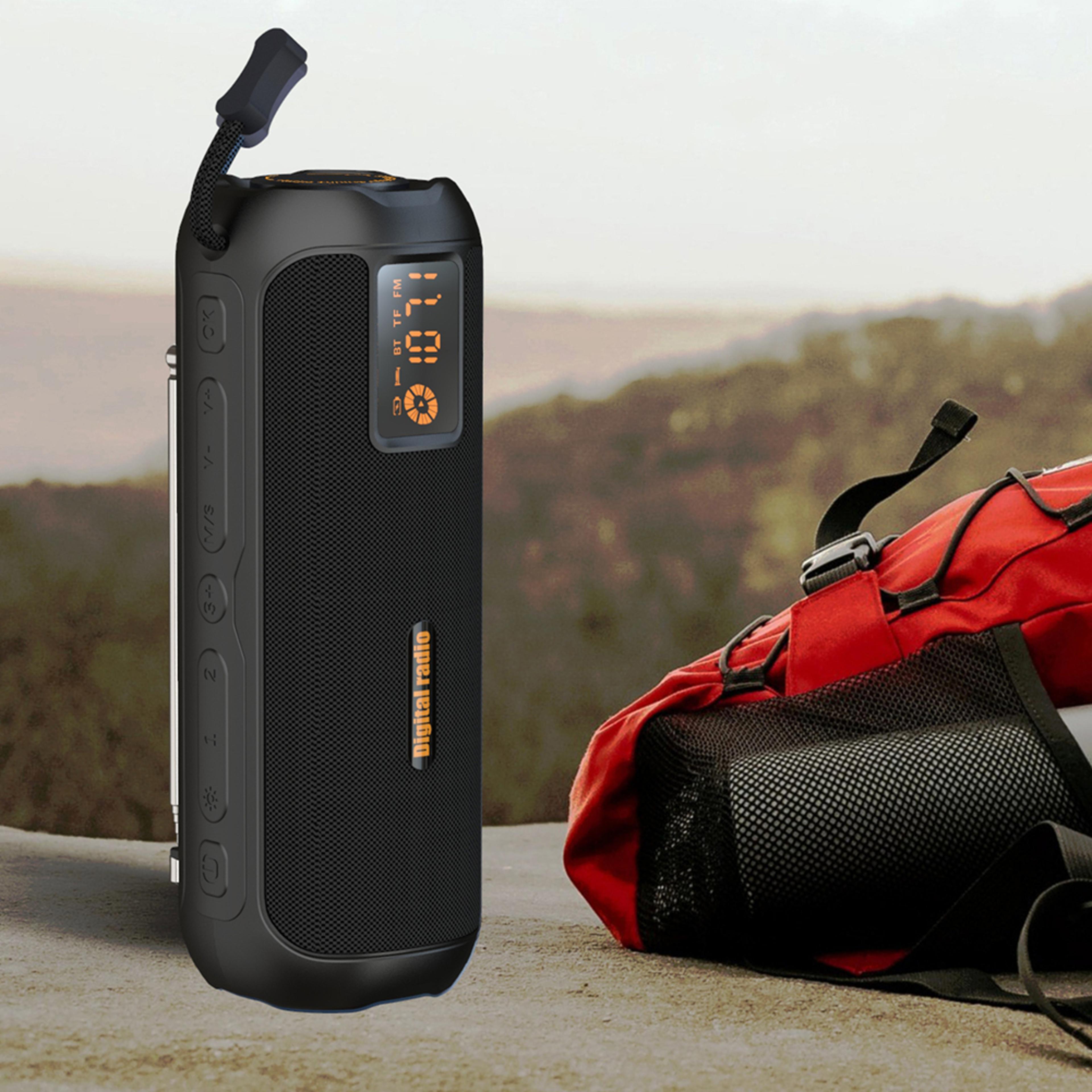 Portable Bluetooth Speaker With FM Radio Rechargeable Wireless Radio And LED Display 5
