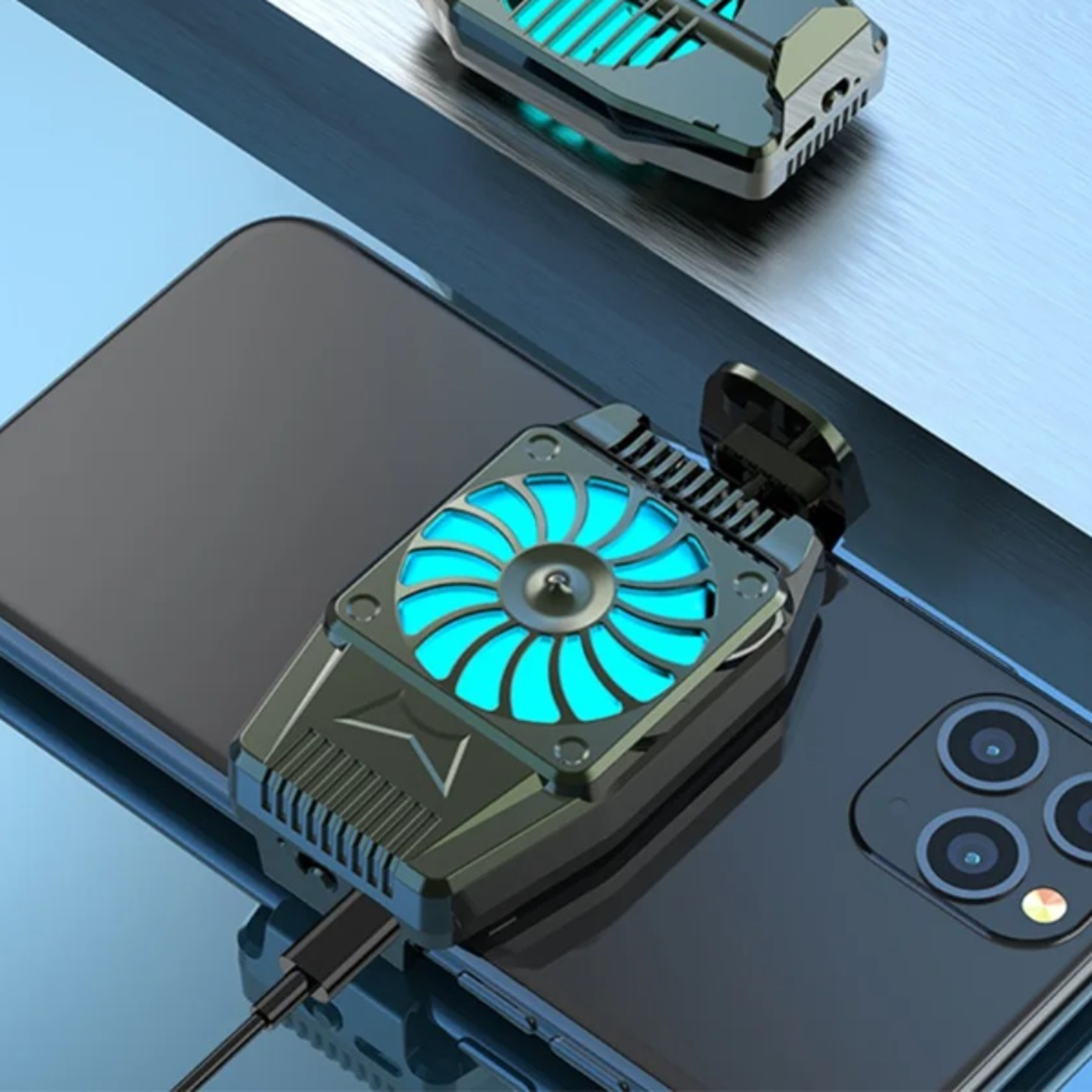 universal phone cooling fan turbo mobile phone cooler for gaming and fast heat dissipation