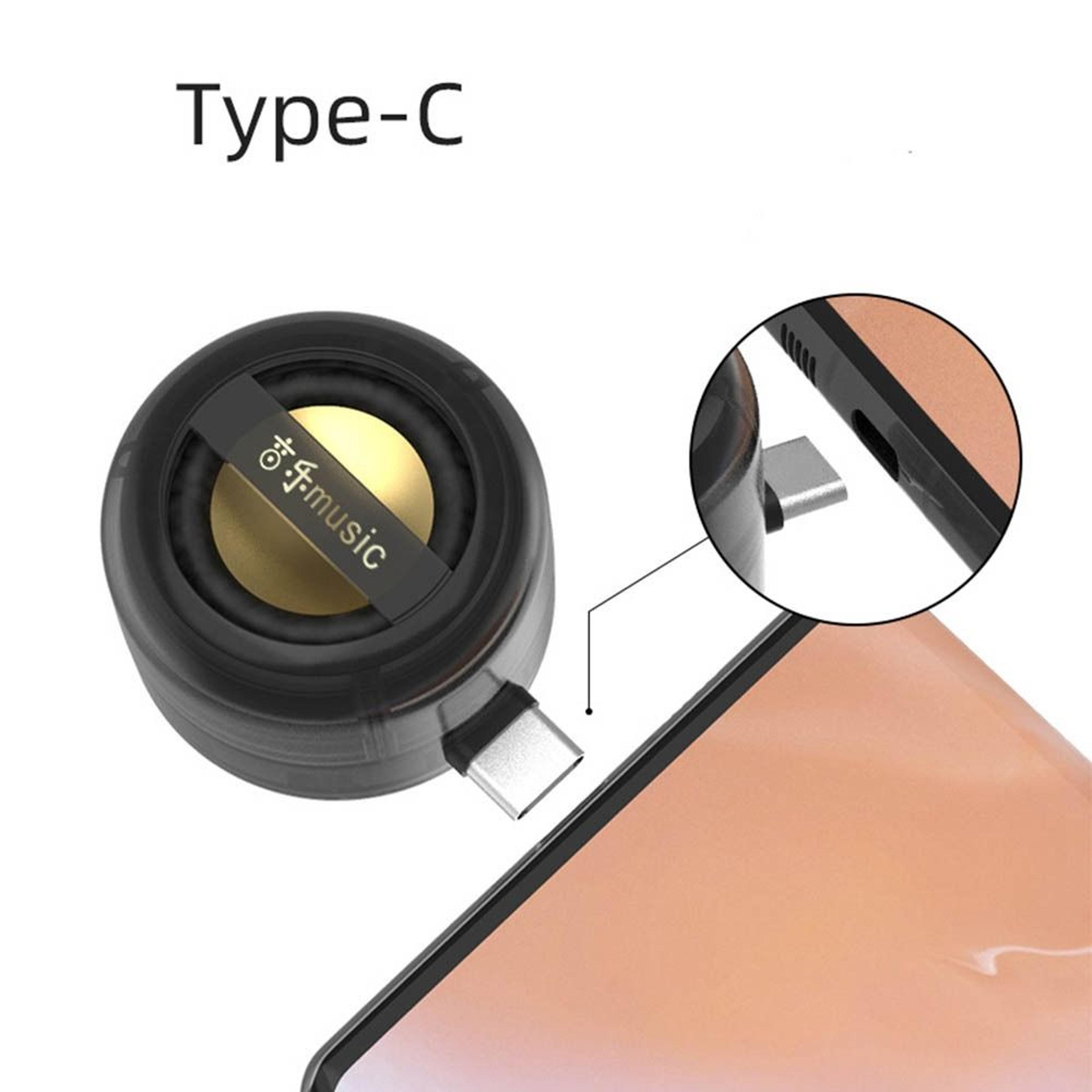 Portable Type C Mini Speaker Plug And Play USB C Phone Speaker With Enhanced Stereo Sound 1