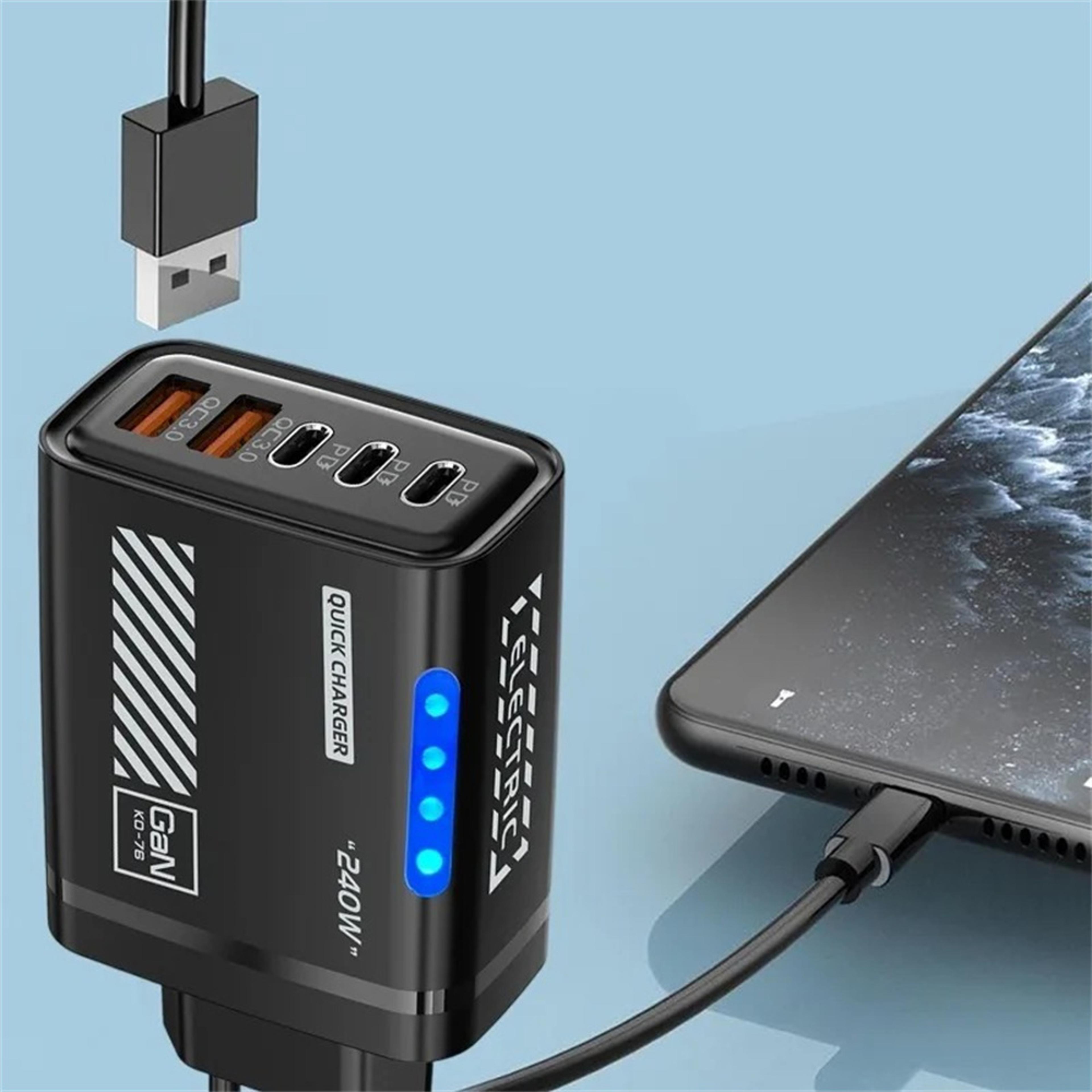Charger USB C Desktop Charger Fast PD Charging Station 4
