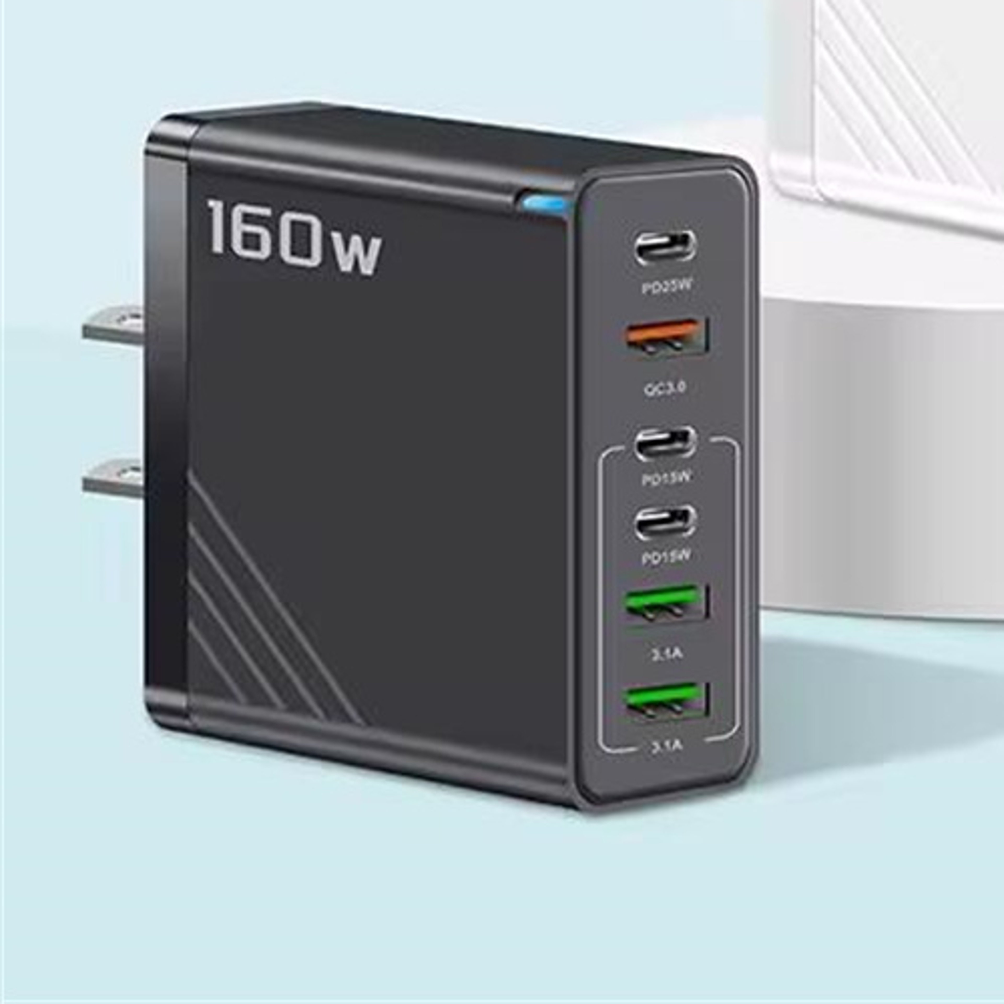 usb charger multi port fast charging adapter with quick charge