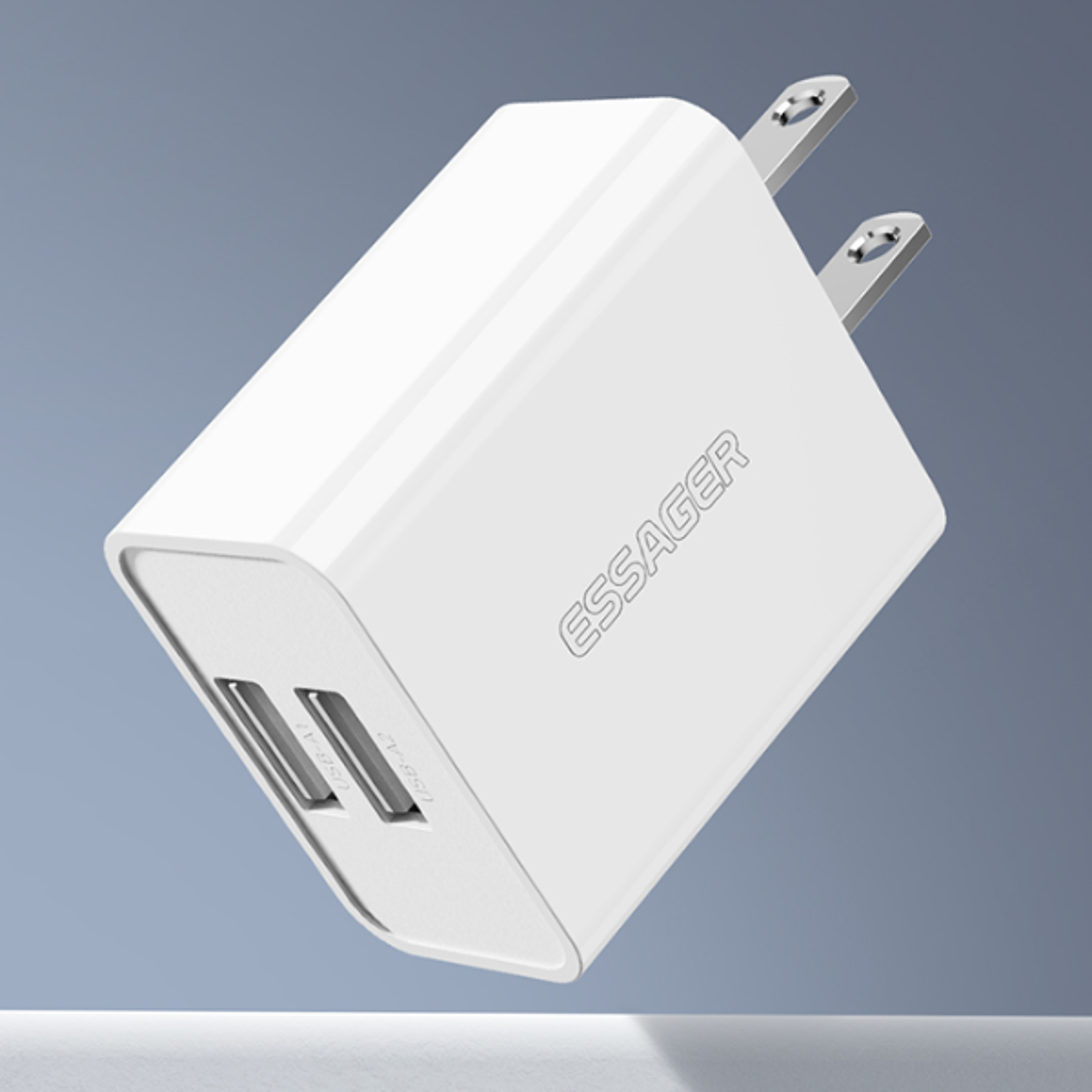 portable dual usb wall charger travel phone charger adapter us plug
